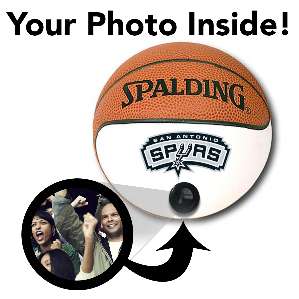 San Antonio Spurs NBA Miniature Basketball Collectible - Perfect for Fans, Display & Gifts - Game Room, Office Decor, Sports Memorabilia Collection