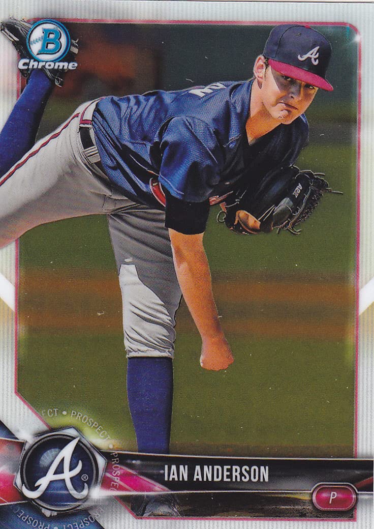 2018 Bowman Chrome Draft Ian Anderson RC Rookie Card for Baseball Collectors