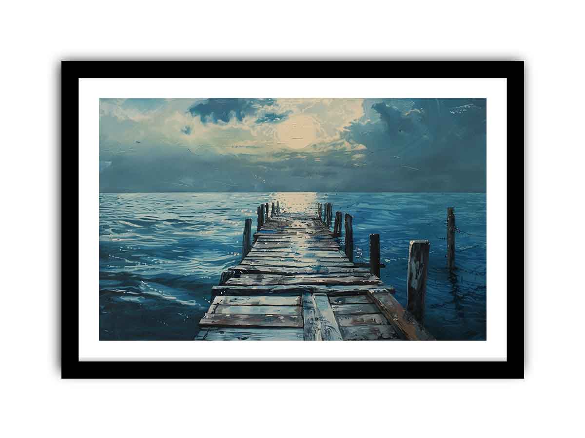 Broken Pier Art - Handcrafted Coastal Wall Decor for Beach House & Nautical Themed Rooms | Perfect for Living Room, Bedroom & Office