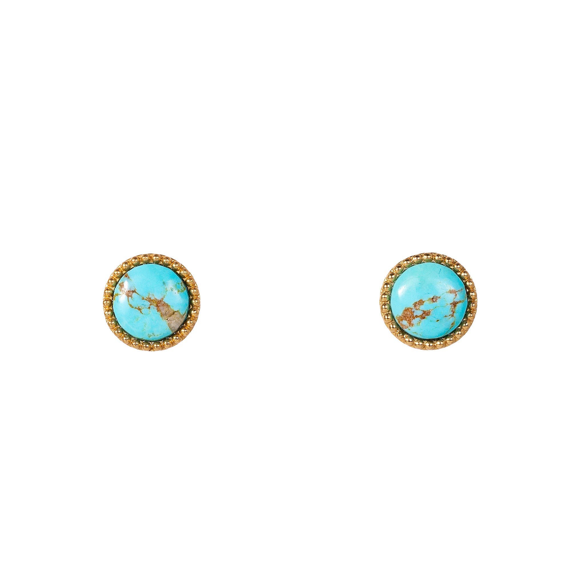 Southwestern Stud Earrings for Women - Turquoise & Silver Native American Style Jewelry - Perfect for Boho, Festival, and Everyday Wear