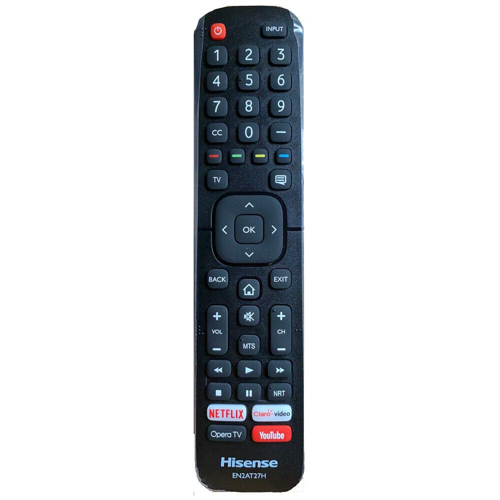 Hisense LCD HDTV Replacement Remote Control EN2AT27H for Opera TV - Compatible with EN2AI27H Models | Perfect for Living Room Entertainment & Smart TV Navigation