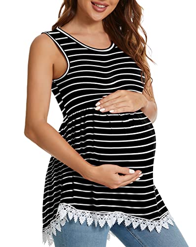 Black White Striped