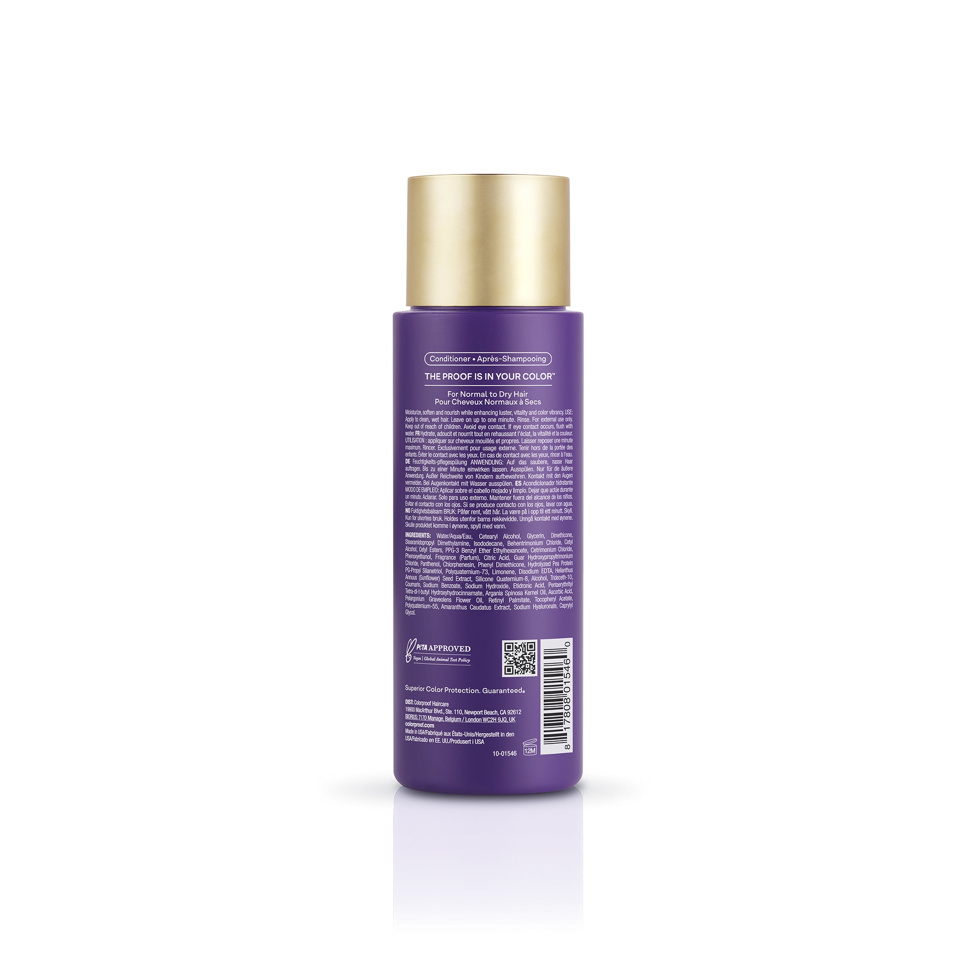 Colorproof Color Care Moisturizing Conditioner for Dry, Damaged Hair - Hydrating & Repairing Treatment for Salon-Quality Results at Home