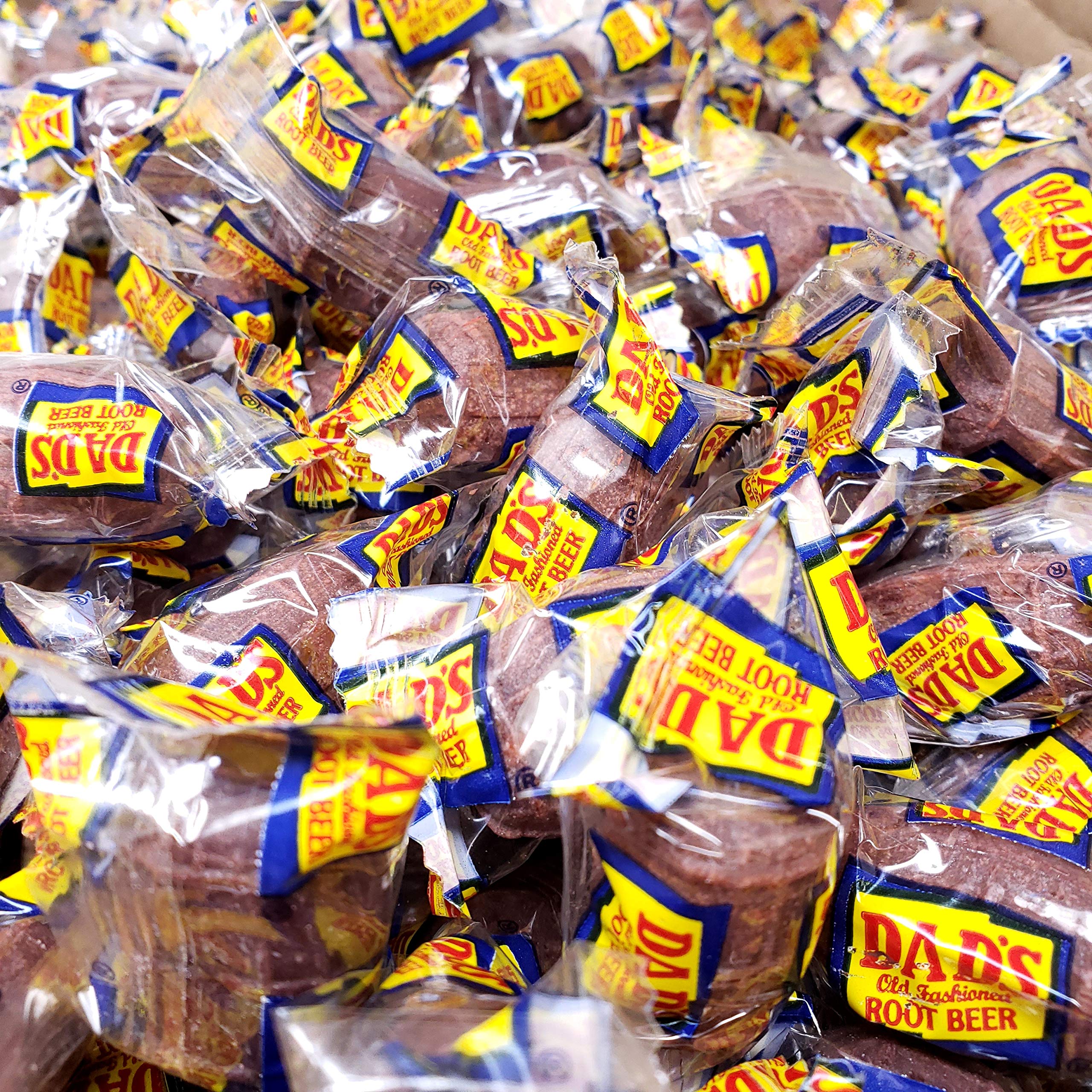 Dad's Root Beer Barrels Hard Candy - 1 Pound Bulk Bag | Old-Fashioned Root Beer Flavored Candy | Perfect for Parties, Movie Nights & Nostalgic Treats
