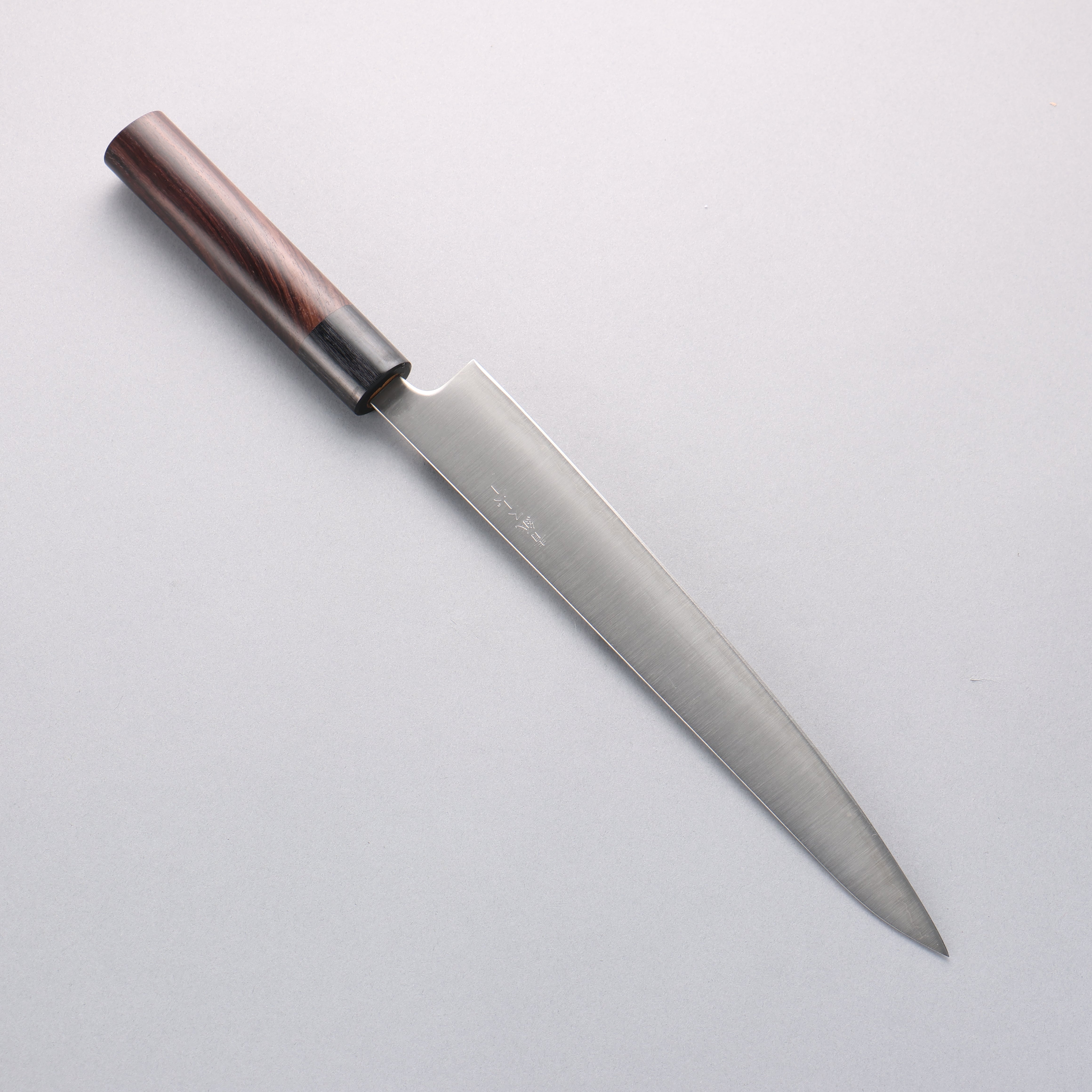 Premium Seisuke Blue Super Sujihiki 240mm Sushi & Sashimi Knife - Rosewood Handle with Black Pakka Wood Ferrule - Perfect for Japanese Cuisine, Professional Chefs & Home Cooking