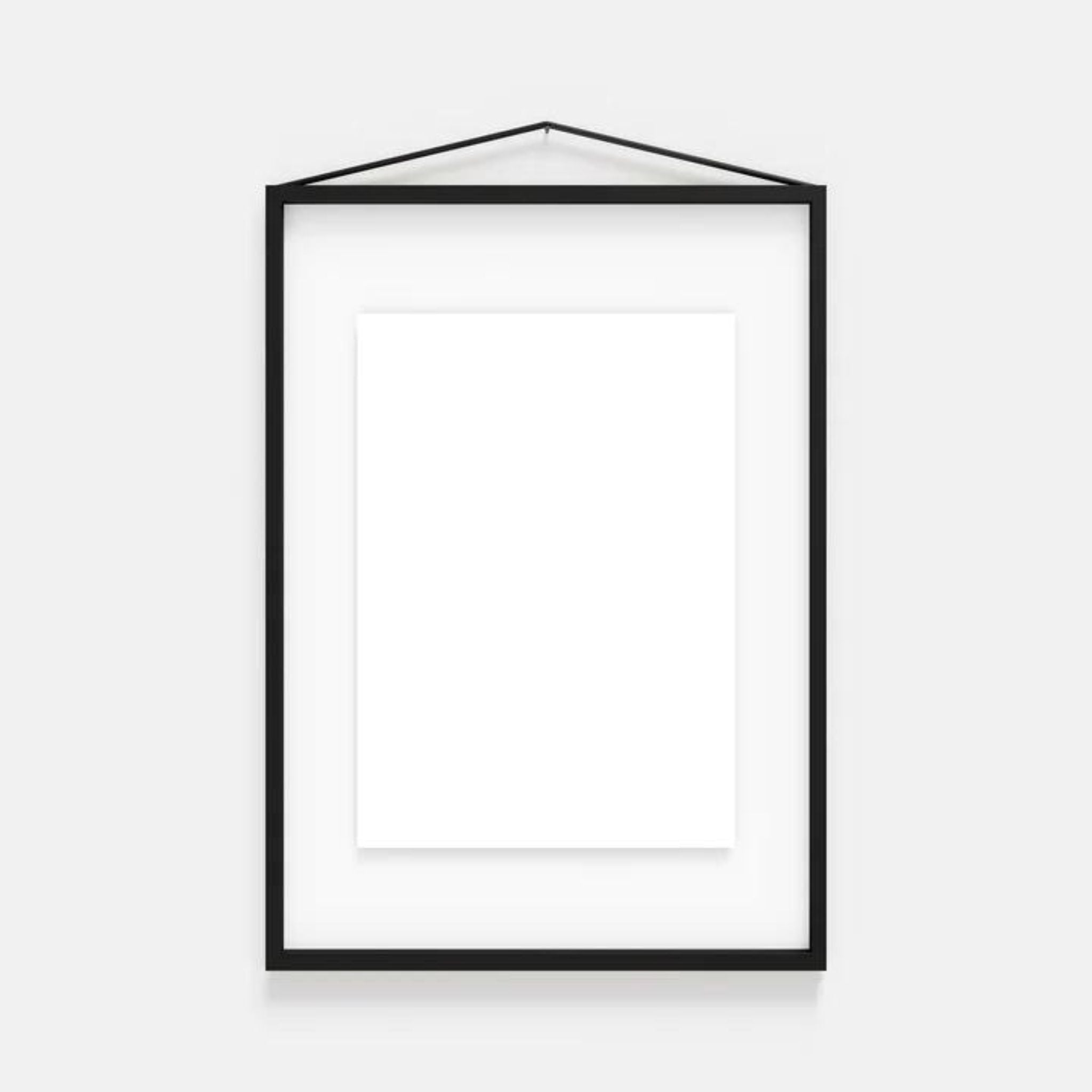 MOEBE Frame - Black Powder Coated Metal Picture Frame - 6 Size Options for Wall Art, Photos & Posters - Perfect for Home, Office & Gallery Decor