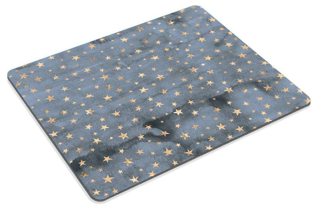 Glowing Star Mouse Pad - Non-Slip Gaming Mouse Mat with Twinkling Sky Design for PC, Laptop & Office Use - Perfect for Gamers, Work & Home Decor