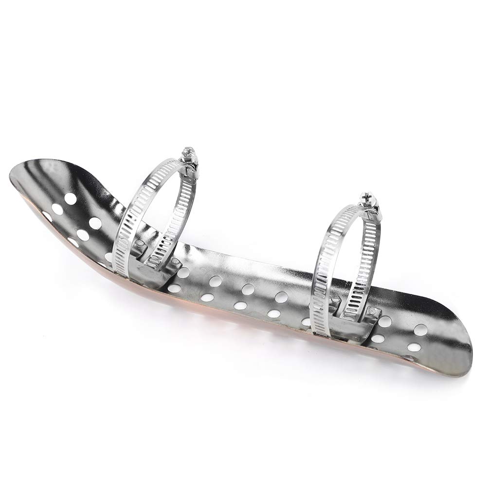 High-Temperature Exhaust Heat Shield for Retro Motorcycles - 7-10cm Anti-Scalding Protection Cover for Pipes | Vintage Bike Customization & Burn Prevention    (Note: This optimized title includes:   1. SEO-friendly keywords like 