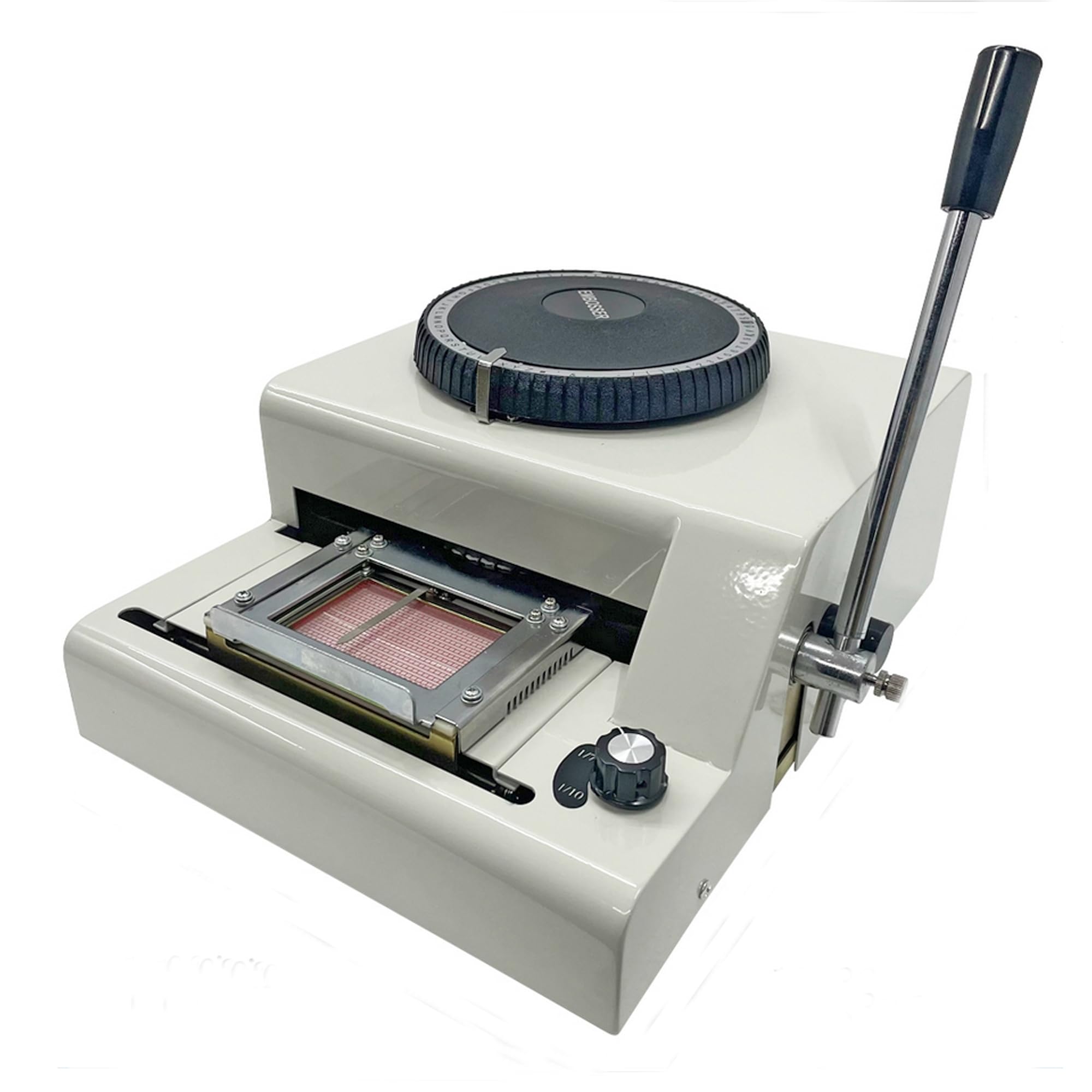 INTSUPERMAI Manual PVC Card Embosser - ID Card, Gift & VIP Club Card Embossing Machine | Perfect for Business, Membership & Loyalty Programs