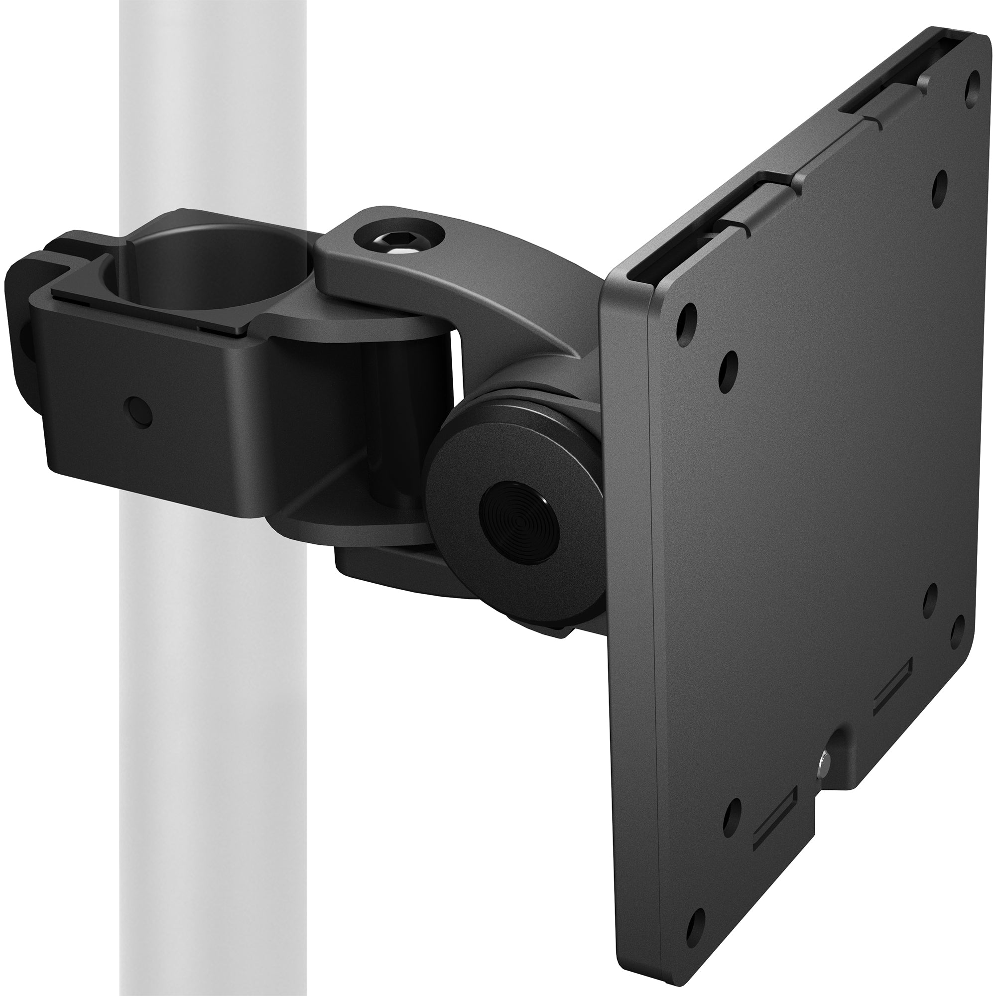 Ultrawide Monitor Pole Mount Bracket - Heavy Duty Adjustable Stand for 49-Inch Screens - Perfect for Gaming, Office & Home Workspace Setup
