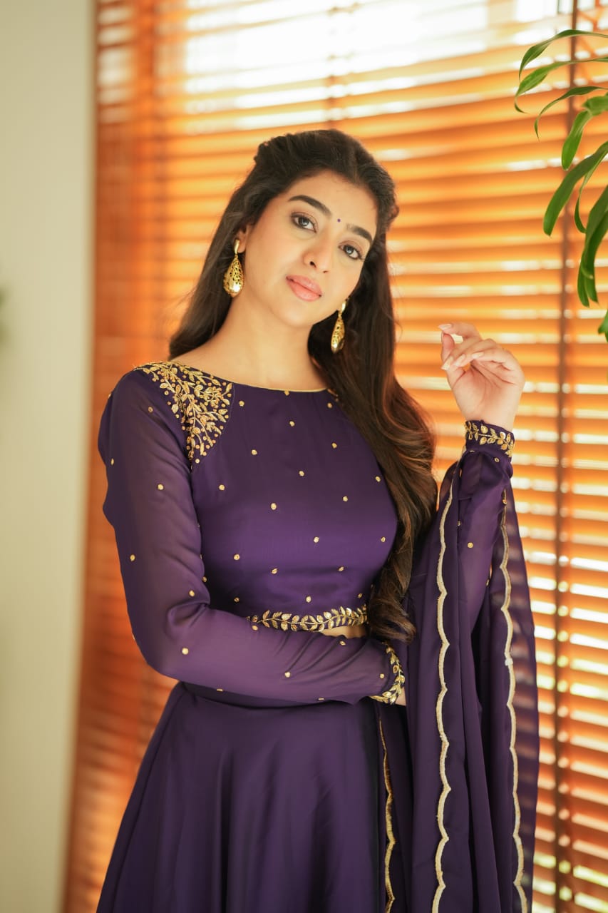 Aashmika Violet Designer Lehenga Choli Set for Women | Indian Ethnic Party Wear | Wedding, Festival & Special Occasion Outfit