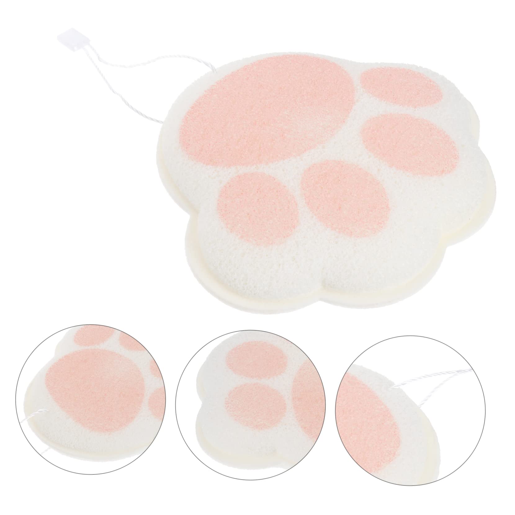 Beavorty 2-Pack Exfoliating Bath Sponges - Soft Shower Loofah Puffs for Gentle Skin Cleansing & Body Scrub - Hydrophilic Polyurethane Sponge for Kids & Adults - Perfect for Daily Shower, Bath Time & Spa Relaxation