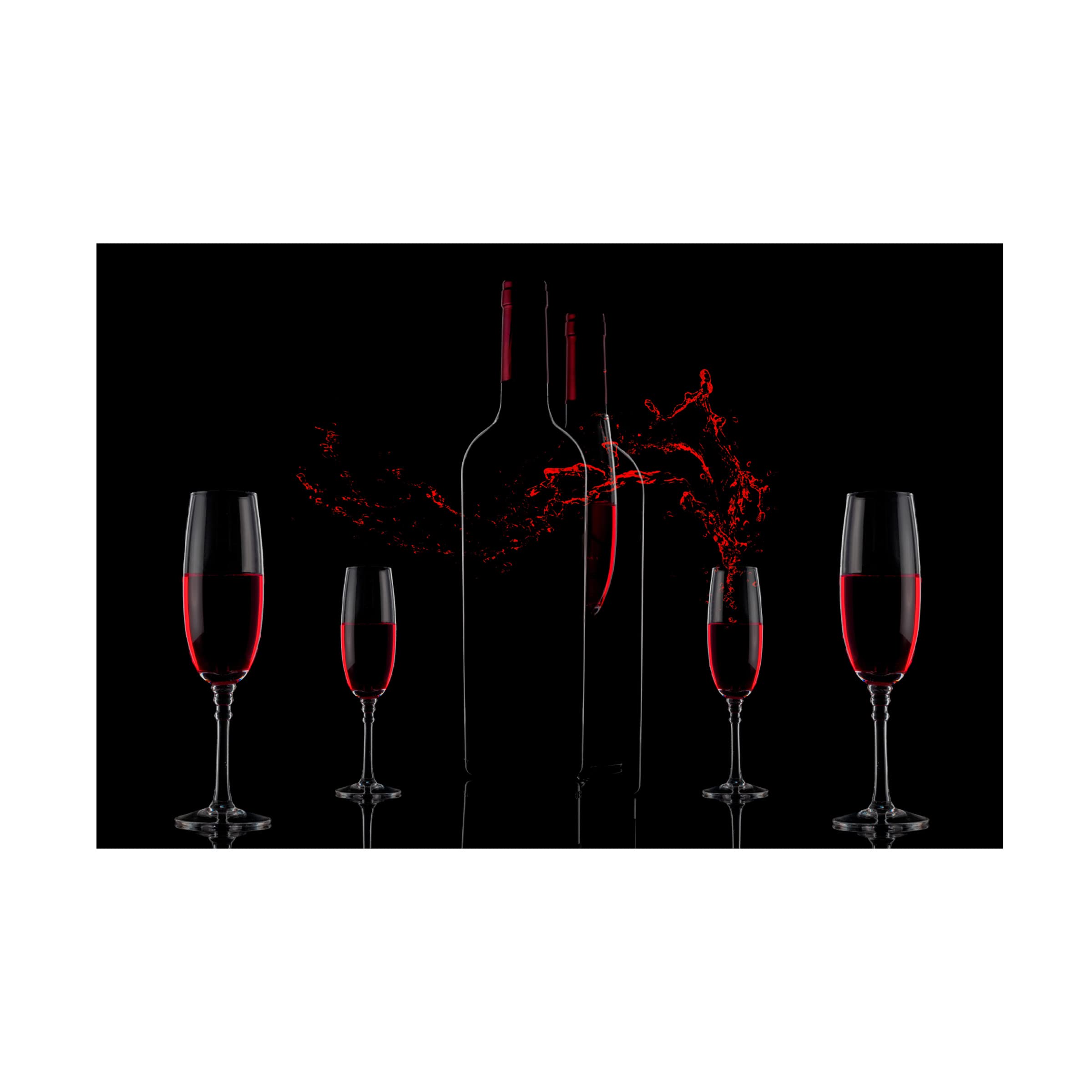 Trademark Fine Art 'Winealove' Canvas Wall Art by Saleh Swid - Perfect for Living Room, Dining Room & Home Decor