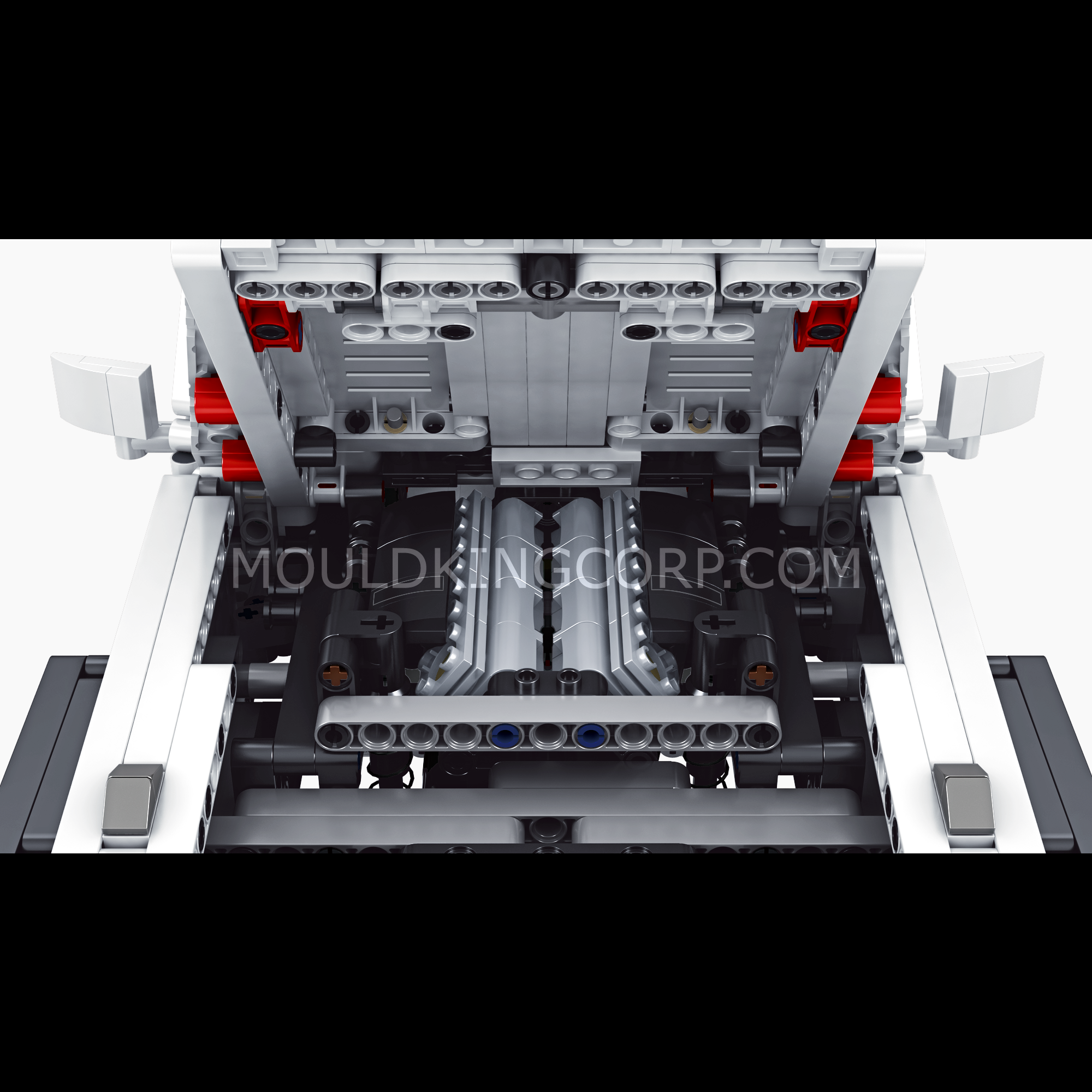 Mould King 13061S 700 6x6 Remote Control Glass Building Blocks Set - 3,825 Pieces STEM Toy for Adults & Kids | Creative Construction, Home Decoration, Gift Idea