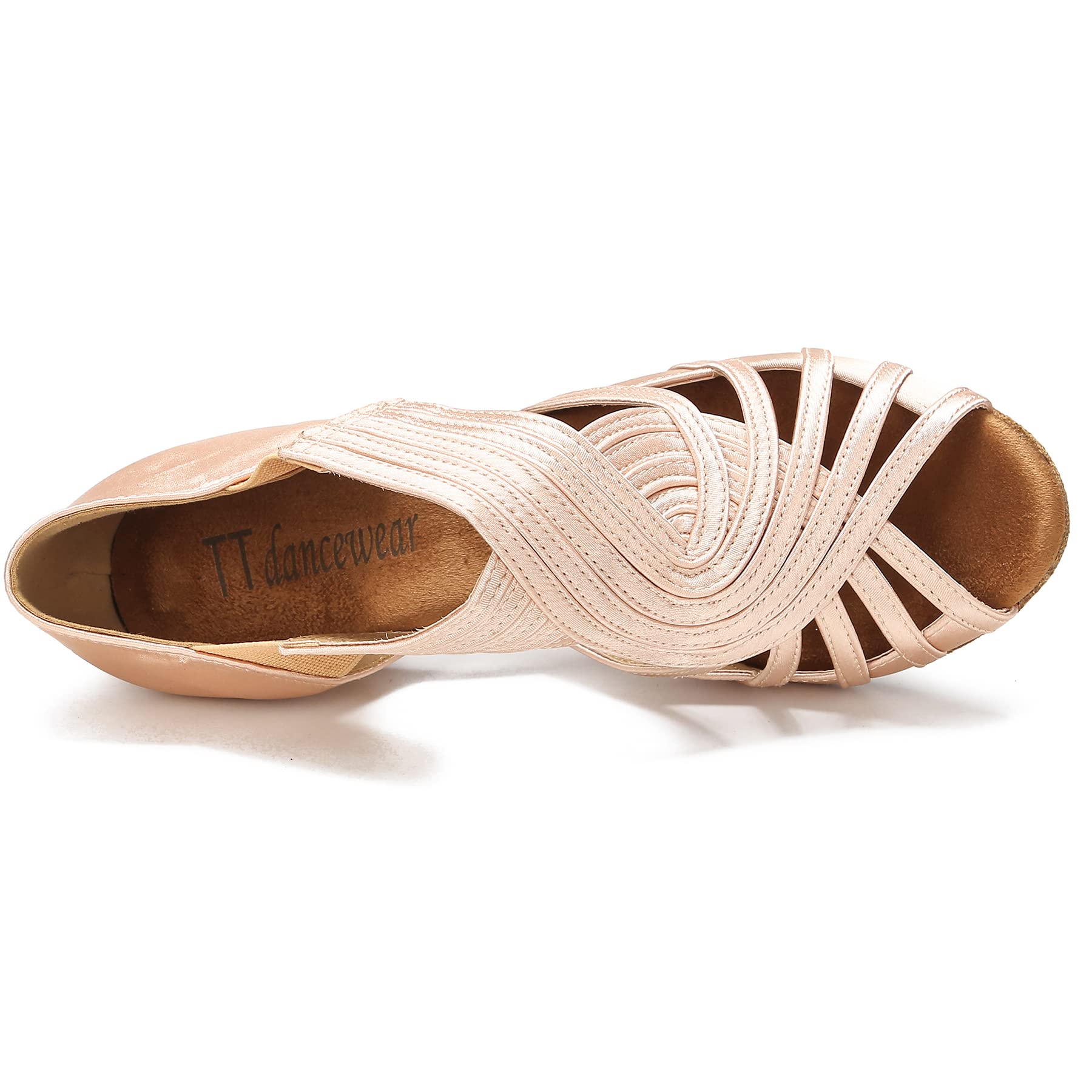 Women's Latin Ballroom Dance Shoes - Comfortable Salsa, Bachata & Swing Practice Shoes with Low Heel for Social Dancing & Performances