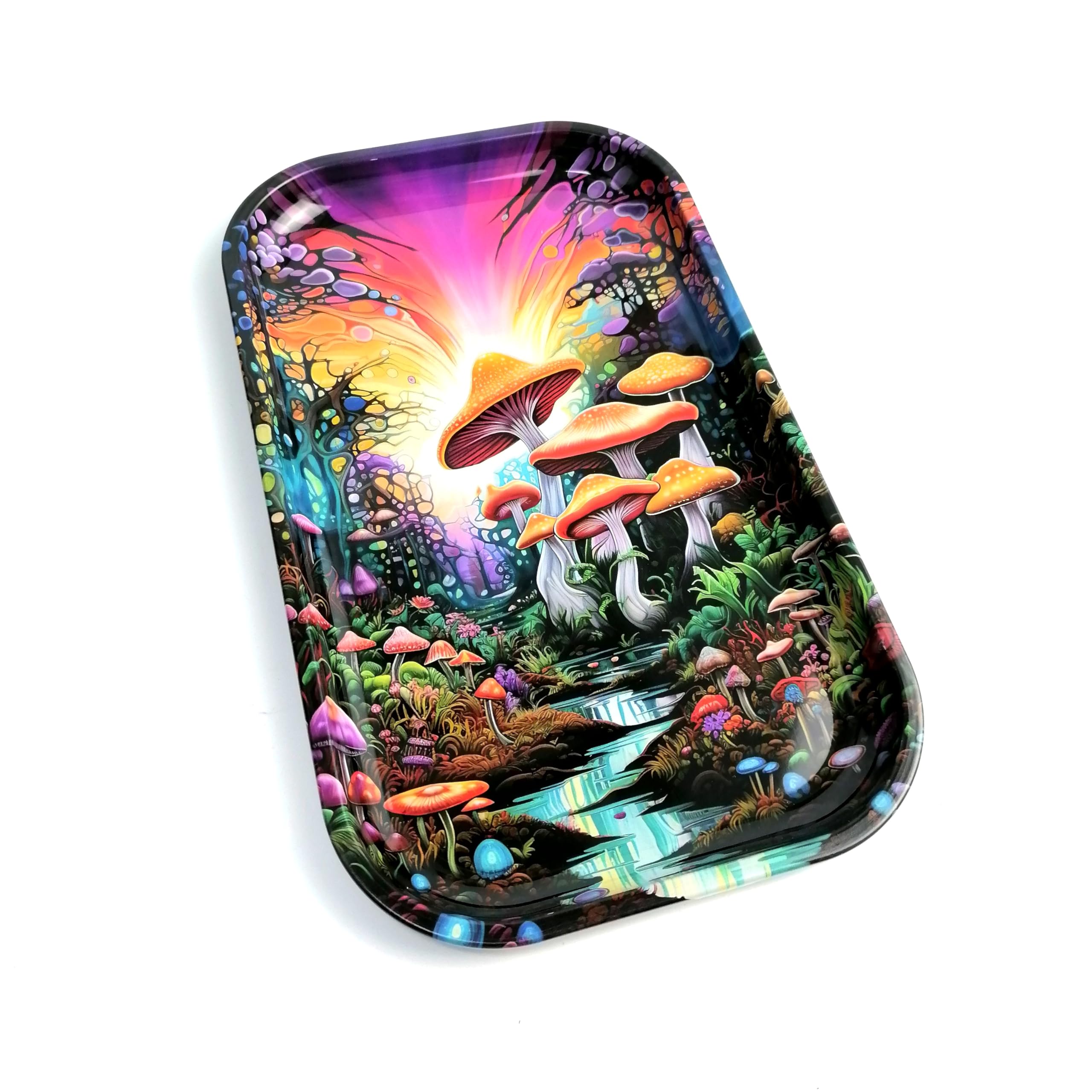 Large Decorative Metal Tray - 11