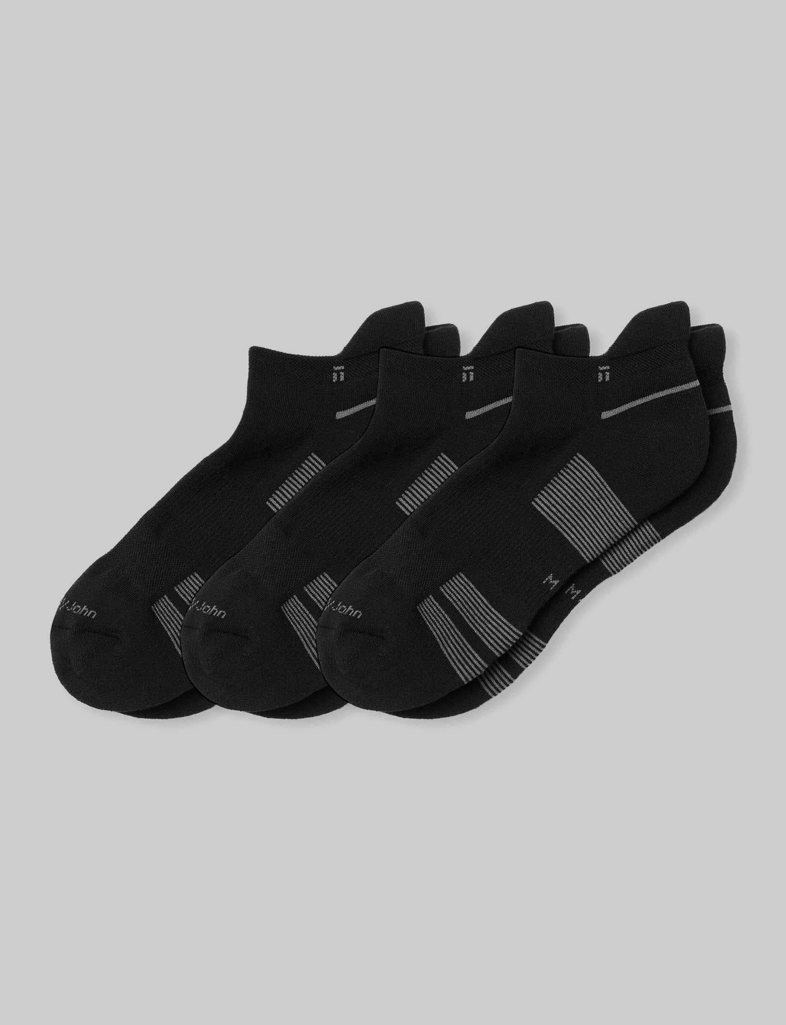 High-Performance Ankle Socks (3-Pack) - Moisture-Wicking, Cushioned & Breathable for Running, Gym & Everyday Wear