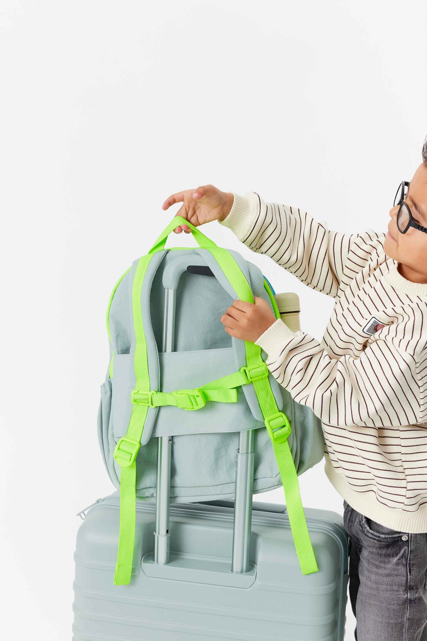 Durable Kids Backpack for School & Travel - Lightweight Slate Gray Backpack for Boys & Girls - Perfect for Daily Use, Outdoor Adventures & Day Trips