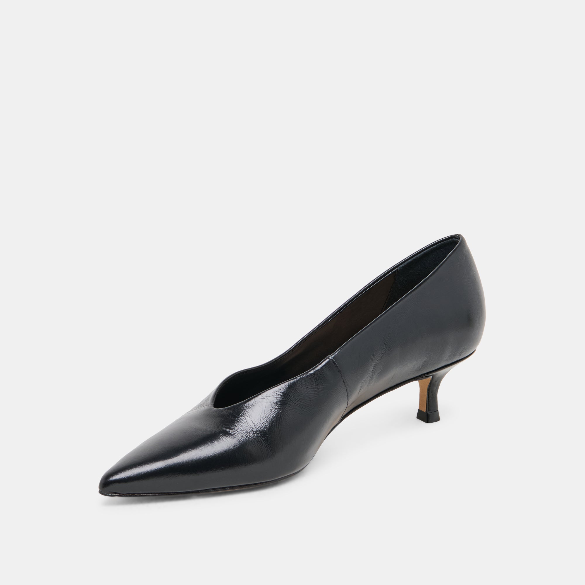 ALWYN Women's High Heels - Midnight Crinkle Patent Leather Pumps for Party, Wedding & Evening Wear - Stylish Dress Shoes for Women