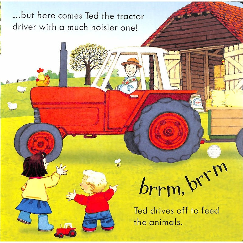 Poppy & Sam's Noisy Tractor - Interactive Sound Book for Kids | Farm Animal Toy with Sounds | Perfect for Toddler Storytime & Early Learning Play