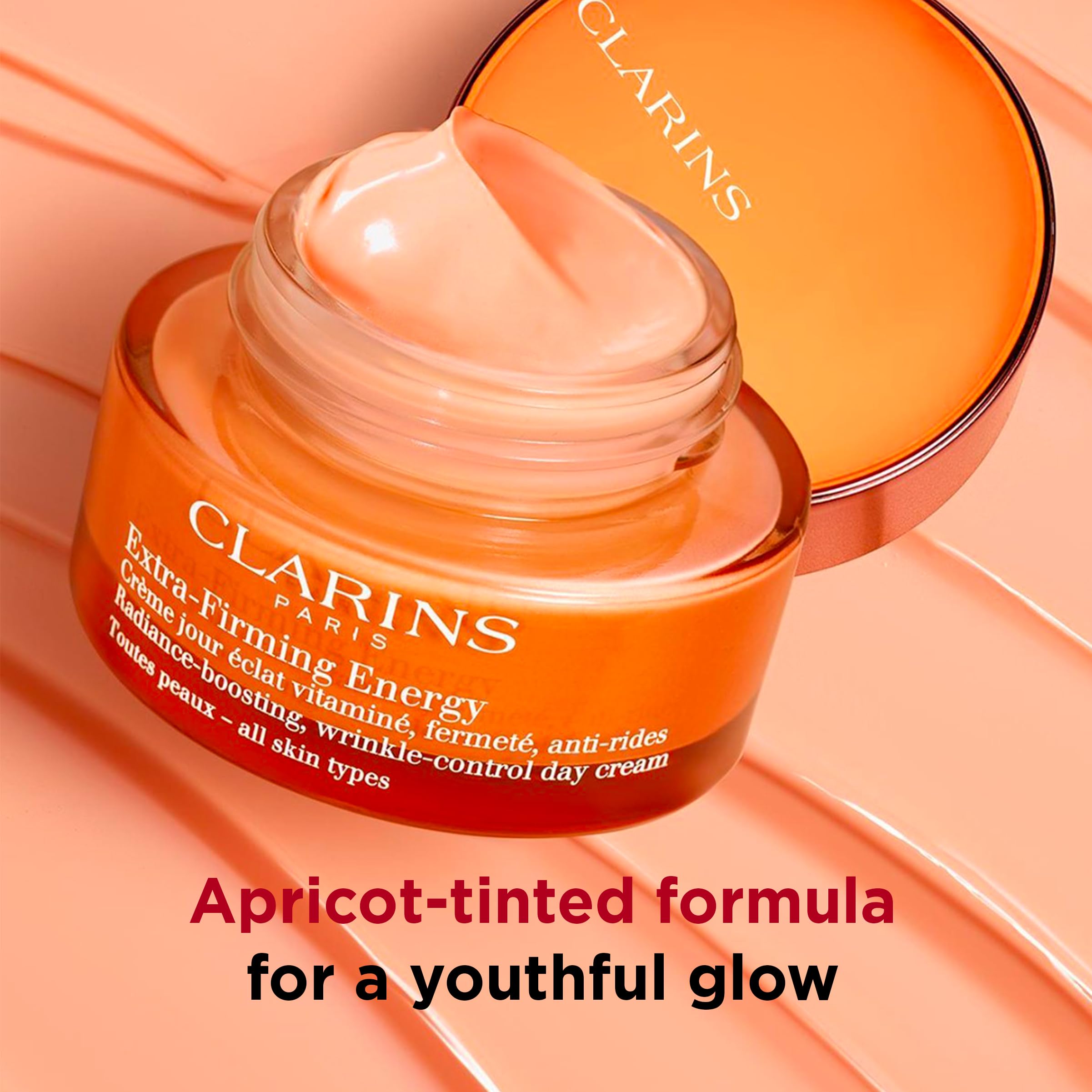 Clarins Extra-Firming Energy Day & Night Moisturizer Set for Dry Skin - Anti-Aging Face Cream with Acerola Extract & Vitamin C | Hydrating Skincare Bundle for Wrinkles & Radiance | Perfect for Daily Routine & Nighttime Skincare Regimen