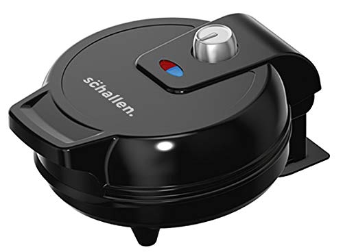 760W Black Electric Waffle Maker with Non-Stick Deep Plates & Adjustable Temperature | Perfect for Breakfast, Brunch, and Dessert Making at Home