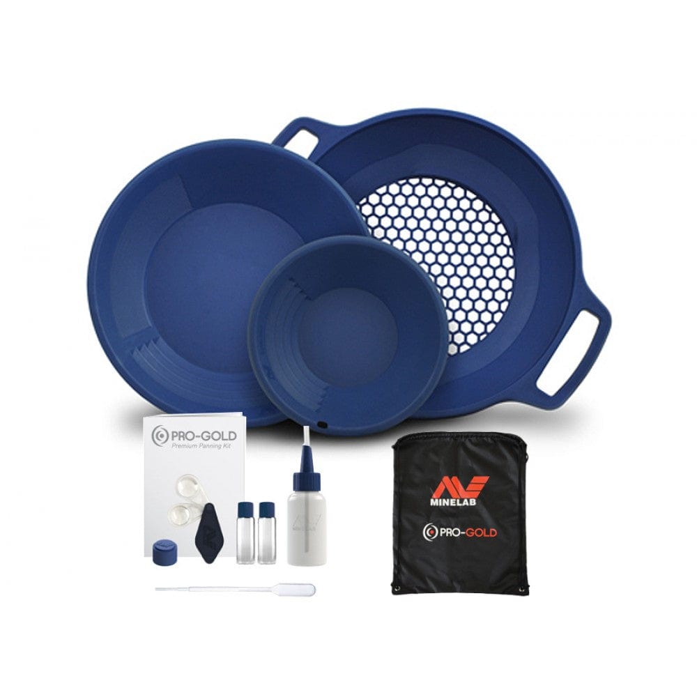 Minelab Pro Gold Premium Panning Kit – Gold Prospecting Equipment for Beginners & Experts – Perfect for River, Creek & Beach Gold Hunting