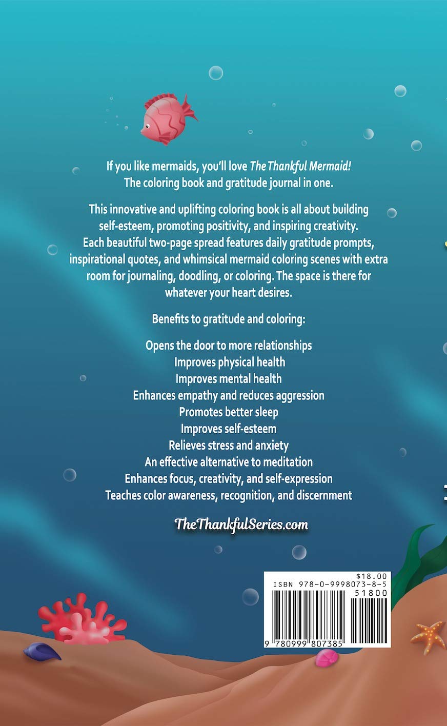 The Thankful Mermaid: I Am Unstoppable - Inspirational Mermaid Gifts for Women, Motivational Quote Book for Self-Confidence & Empowerment - Perfect for Birthday Gifts, Graduation Presents & Daily Encouragement