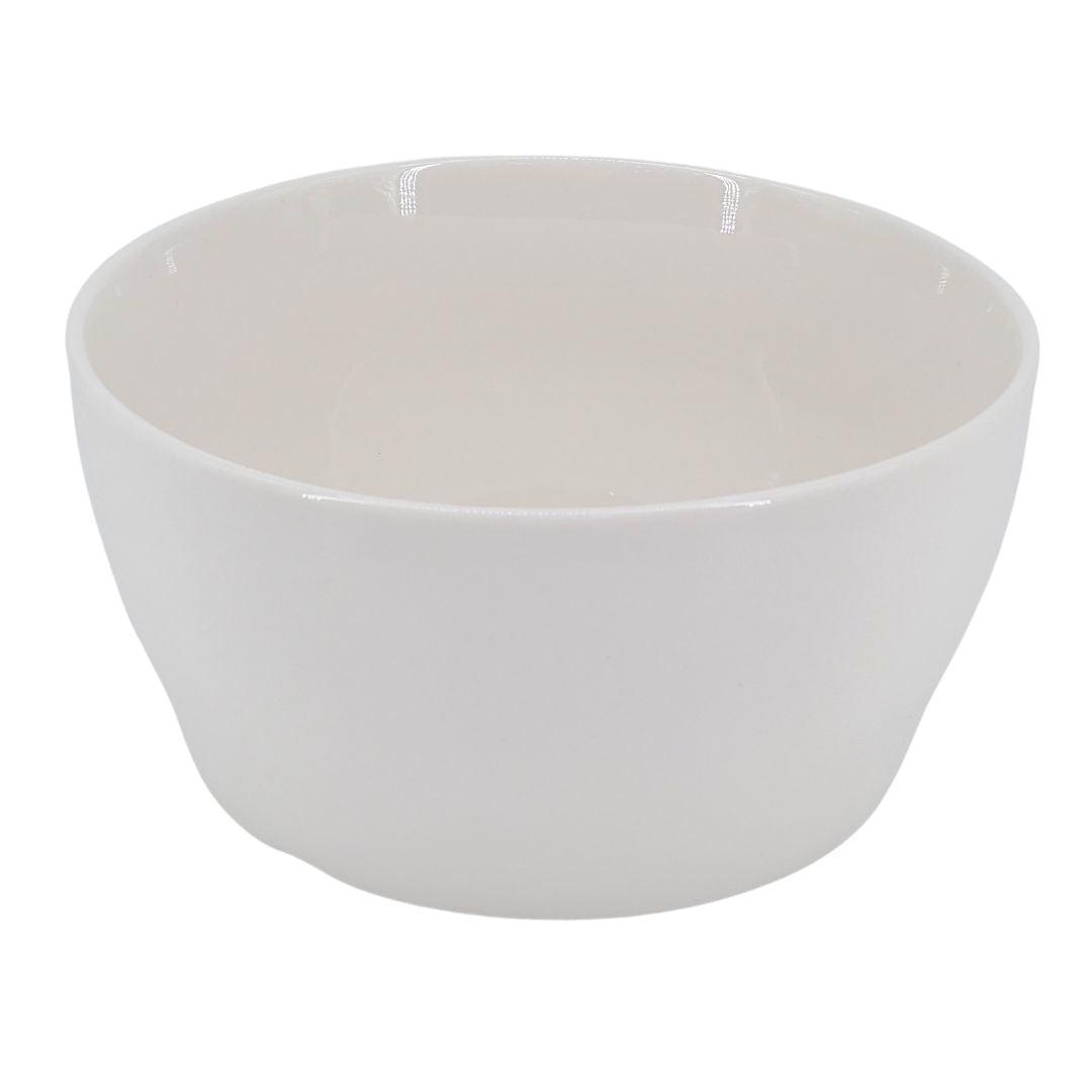 Celeste 6-Piece Salad Serving Bowls Set - 15.5CM Porcelain Appetizer Dishes for Entertaining, Dinner Parties & Family Meals - Elegant Serving Bowls for Fruits, Salads, Nuts & Desserts