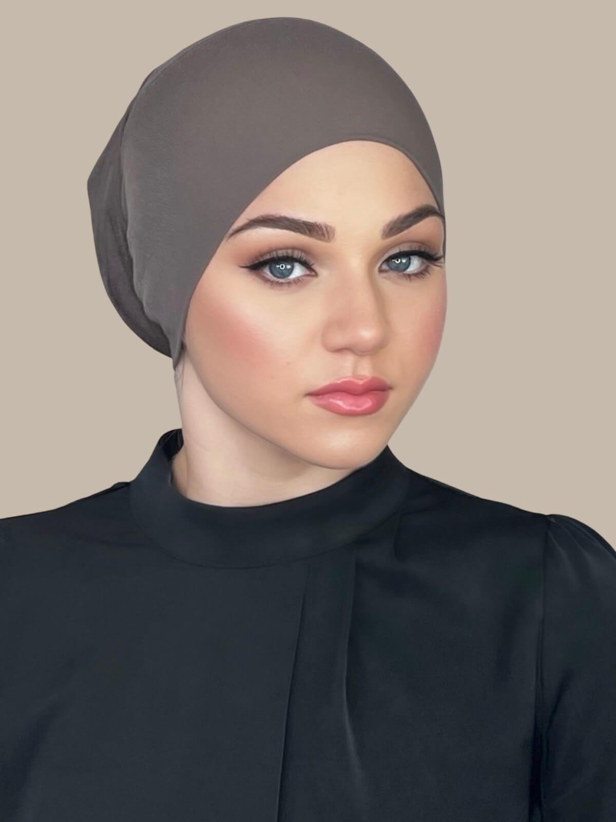 Premium Jersey Underscarf Hazel - Soft Breathable Muslim Hijab Liner for Women - Perfect for Daily Wear, Prayer & Modest Fashion