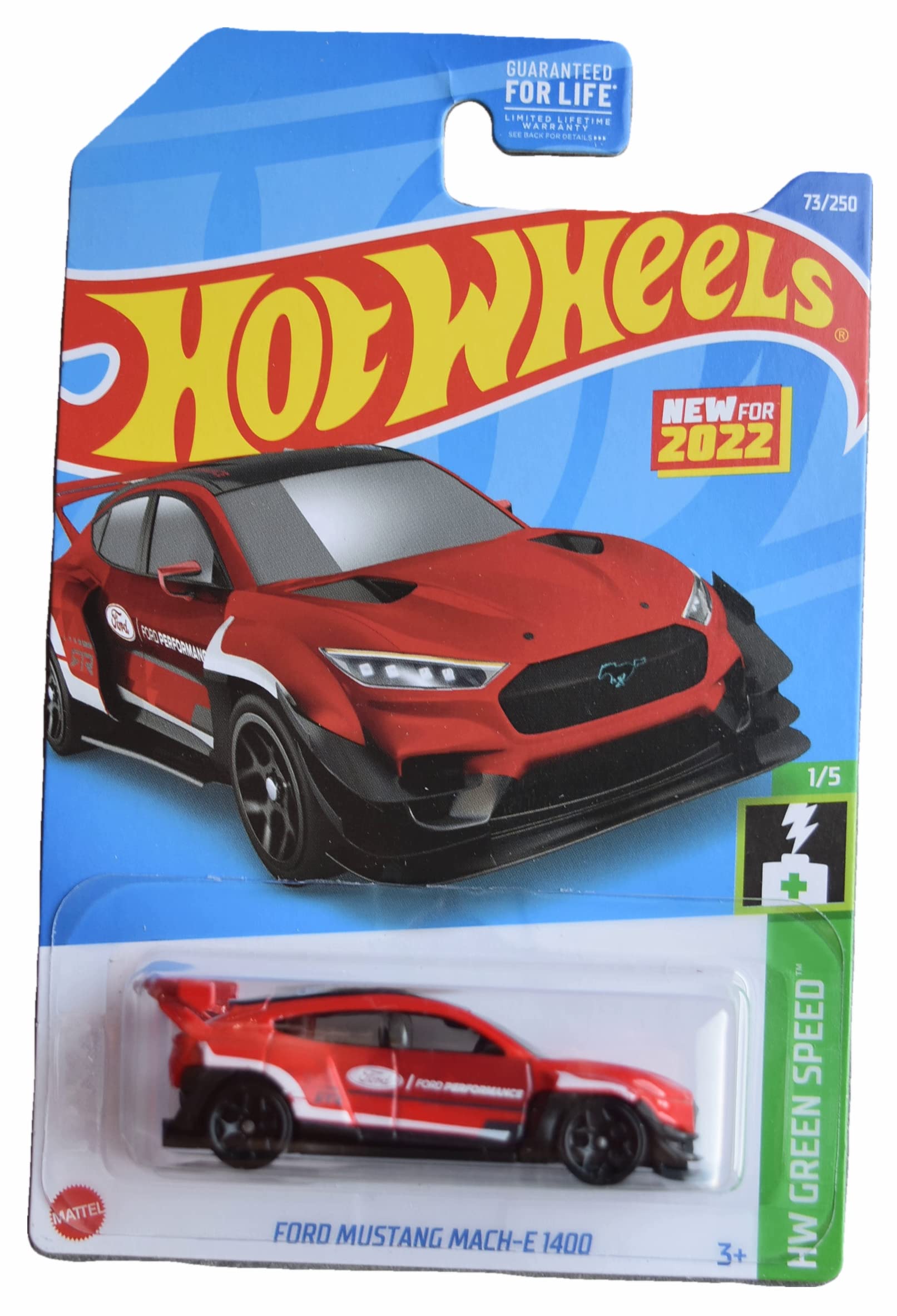 Hot Wheels Ford Mustang Mach-E 1400 Die-Cast Toy Car - 1:64 Scale Collectible Model for Kids & Adults - Perfect for Play, Display & Racing Games