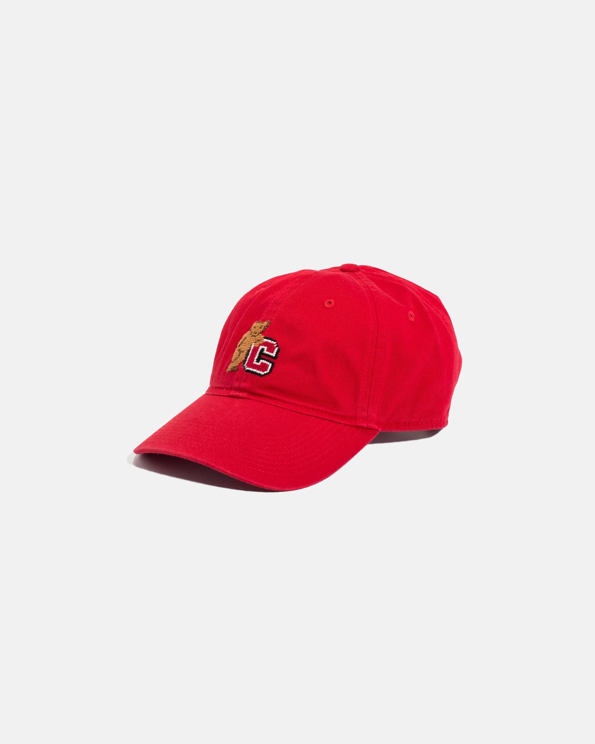 Cornell University Needlepoint Hat - Red | Embroidered Ivy League Cap for Men & Women | Perfect for College Games, Alumni Events & Casual Wear