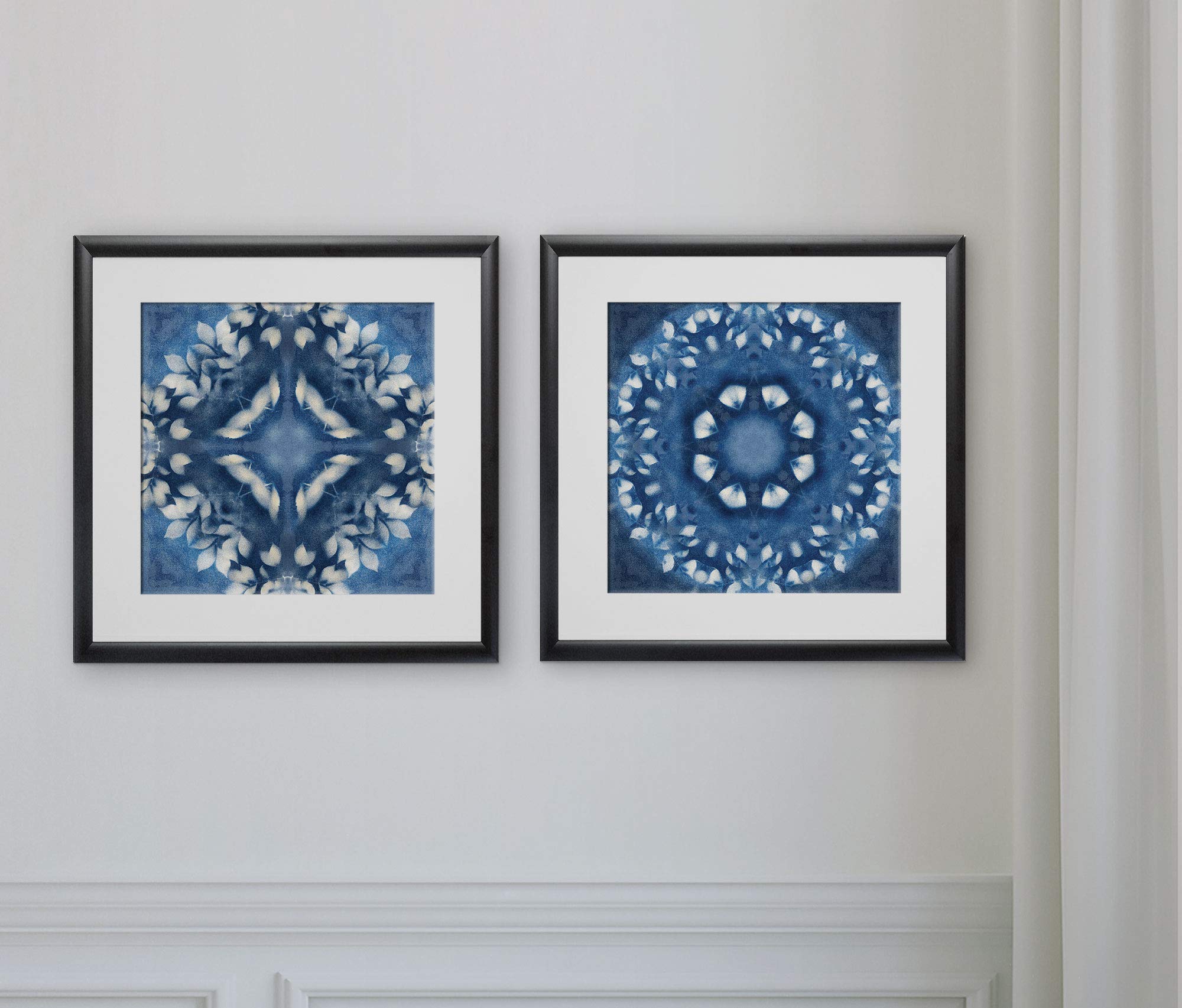 Wexford Home Navy Nature 2-Piece Set - Stylish Living Room Decor for Cozy Home & Modern Interior Design