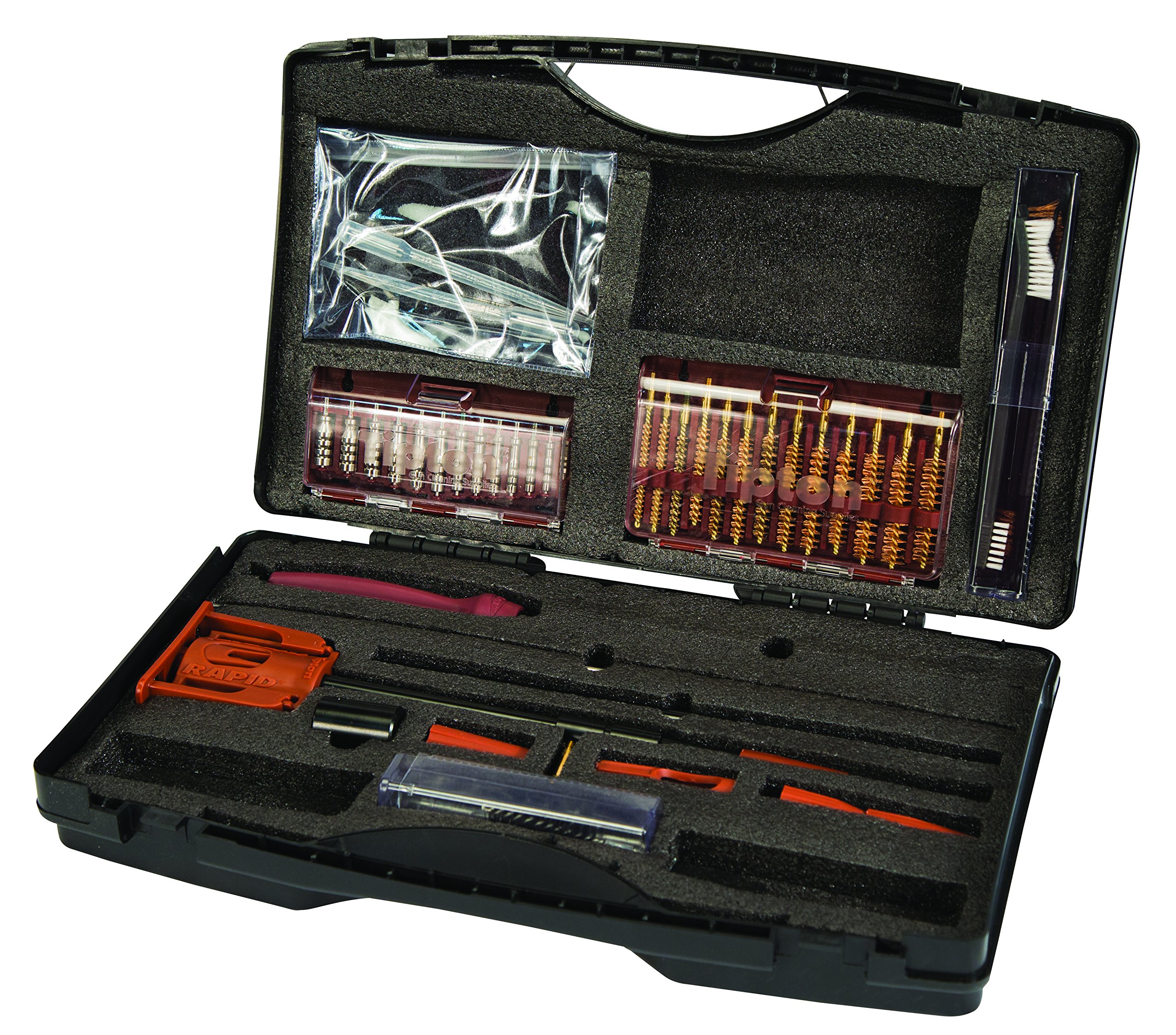 Tipton Gun Cleaning Kit with Jags & Brushes - for Firearm Maintenance & Storage