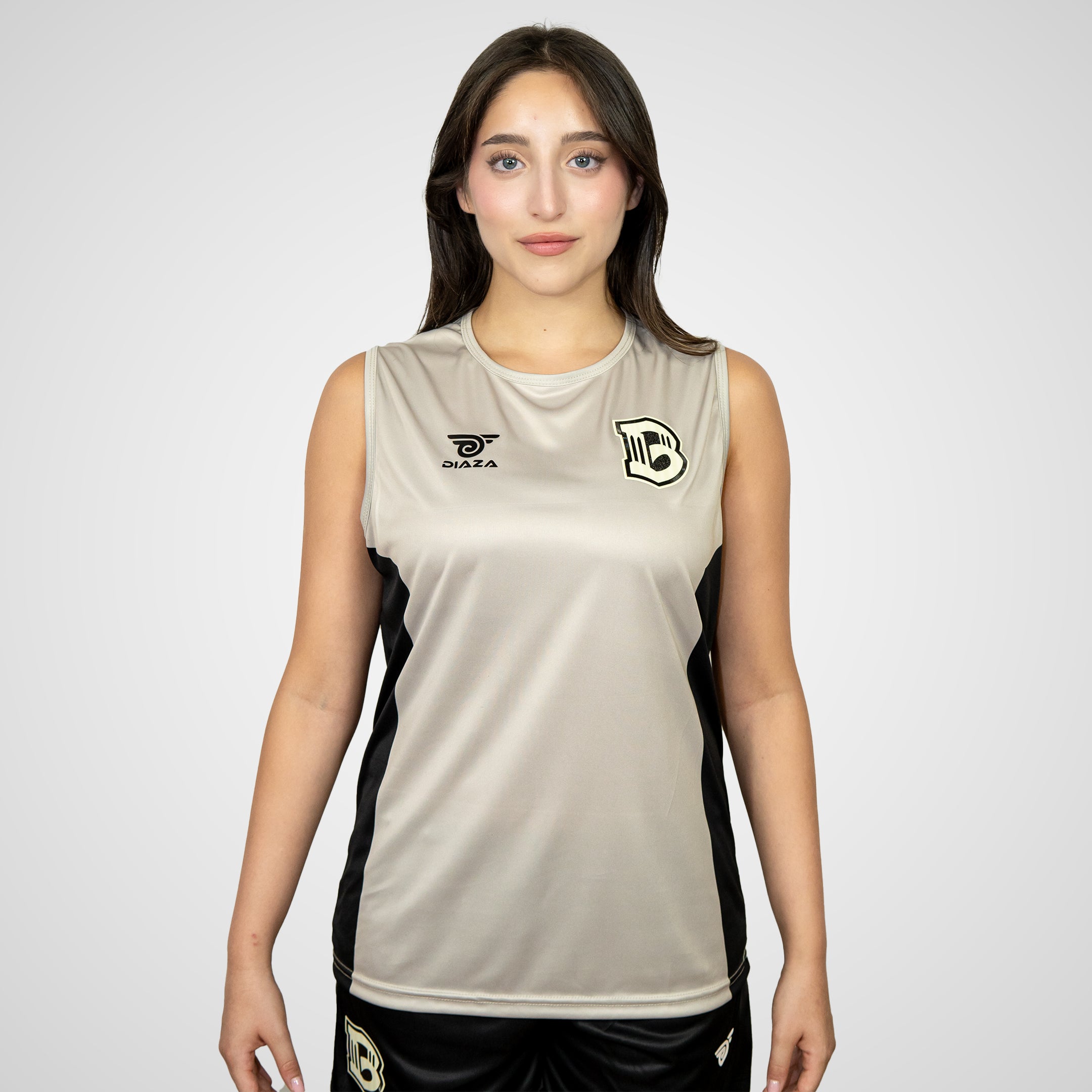 Brooklyn FC Women's Brown Sleeveless Soccer Jersey - Comfortable Breathable Football Shirt for Training & Match Play