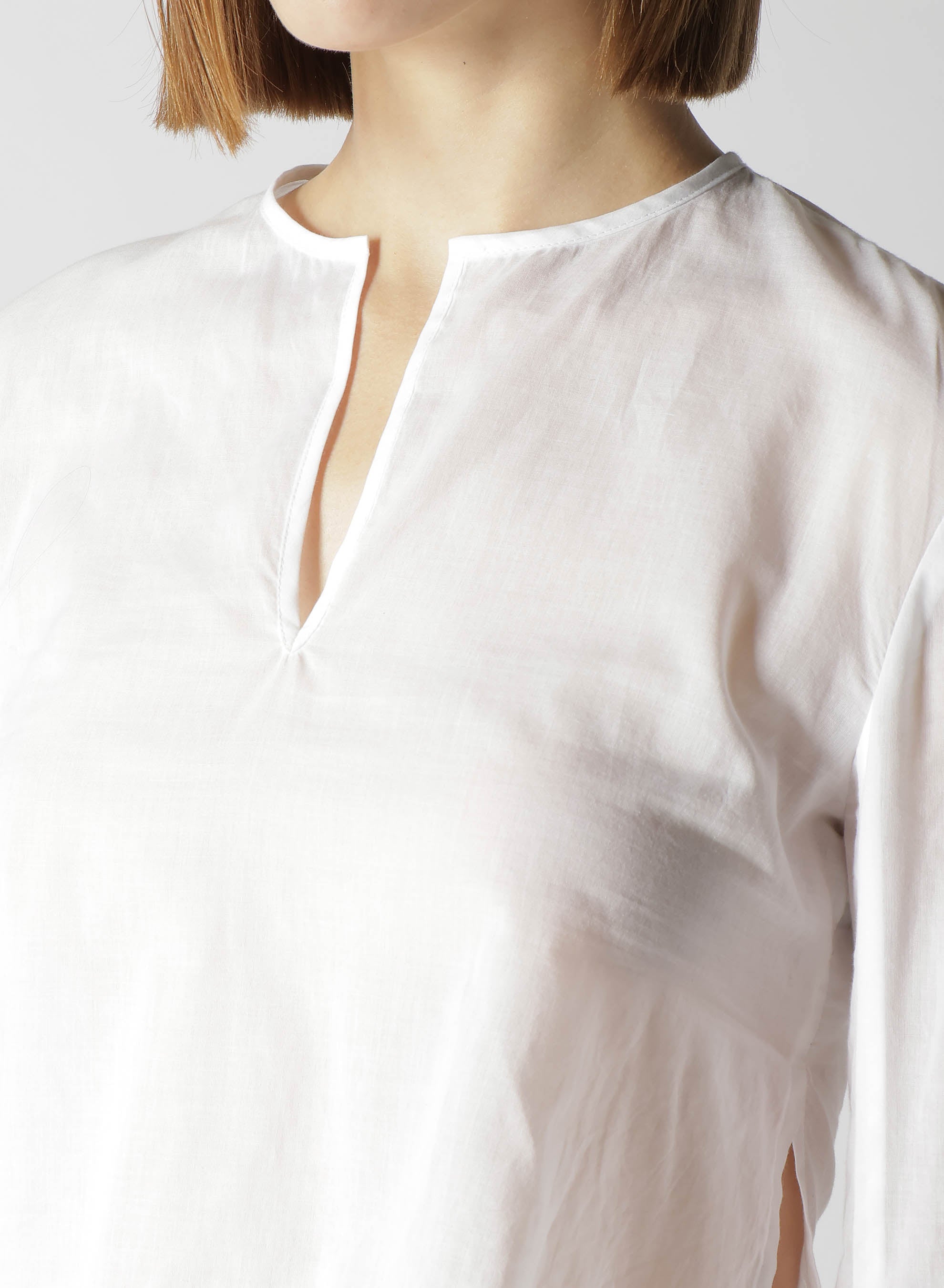 Elegant Cotton Lawn ASM Swallowtail Gather Detail Blouse - Perfect for Office Wear & Casual Outings