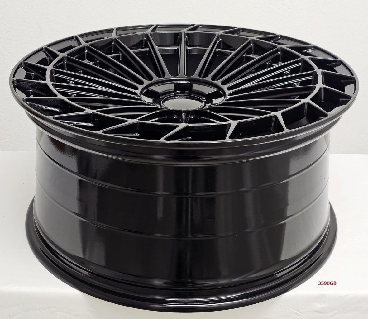 19 Inch Alloy Wheels for Mercedes C300 Base Sedan (2015-Present) - 19x8 & 19x9 5x112 Bolt Pattern - Premium Replacement Rims for Enhanced Style & Performance - Perfect for Street Driving & Custom Upgrades