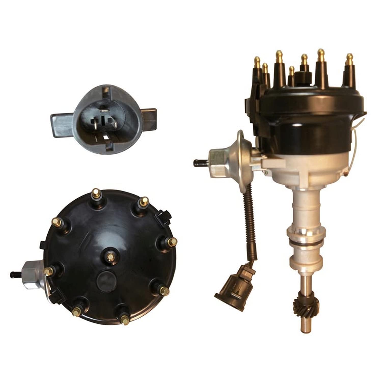 OEG Parts New Distributor Compatible With Ford Mercury 1977-1991 5.8L 351 V8 - Replaces D8UE12127AA, D8UE12127DA, D90E12127AA, D9OE12127AA, D9SE12127AA, D9SE12127BA, D9UE12127HA - Perfect for Engine Tune-Ups & Performance Upgrades