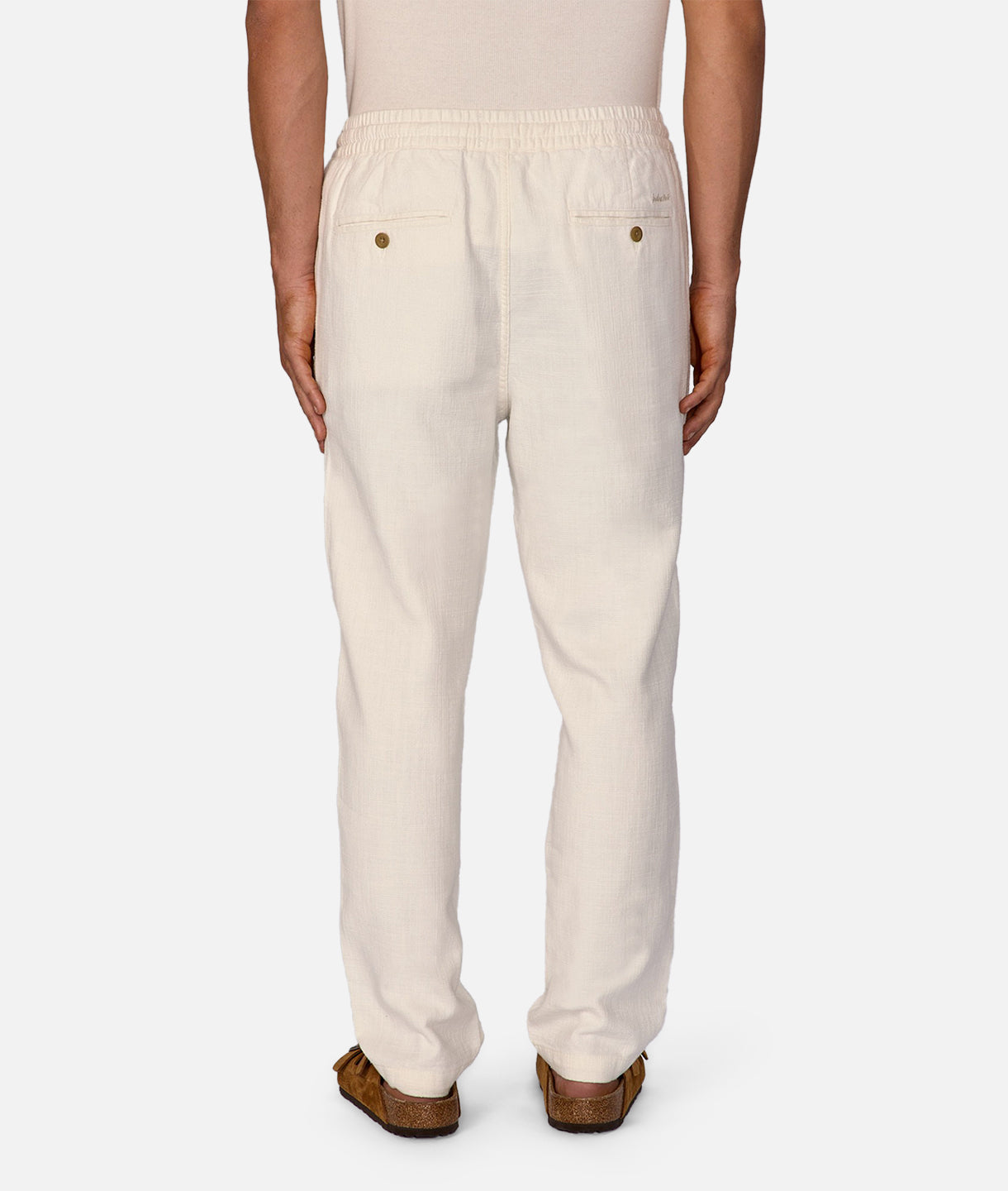 The Mallorca Pant Ivory - Women's High Waisted Linen Pants for Summer, Beach & Casual Wear | Comfortable & Stylish Vacation Outfit