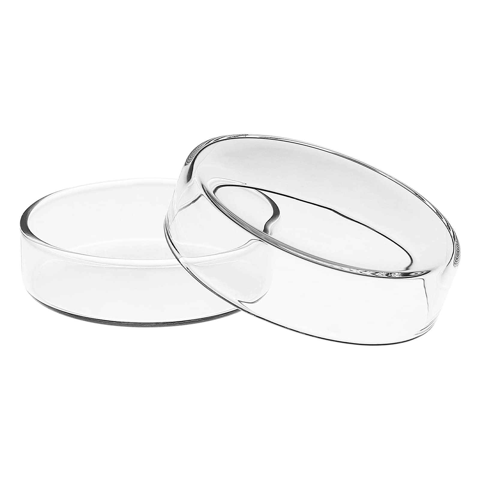 Sterile Glass Petri Dishes with Lids - 5Pcs High Borosilicate Lab-Grade Culture Dishes for Microbiology, Cell Culture & Science Experiments | Perfect for Laboratories, Classrooms & Home Science Projects