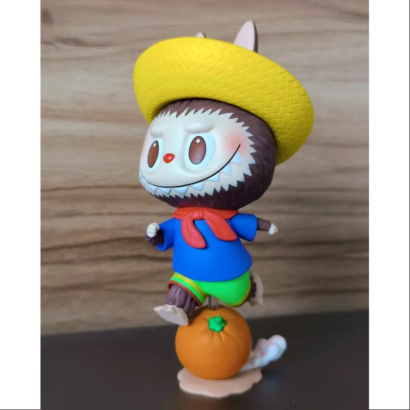 Labubu The Monsters Fruits Series Orange Collectible Figure - Cute Kawaii Vinyl Art Toy for Display, Gift & Anime Decor | Perfect for Shelf Display, Birthday Gifts & Pop Culture Collectors