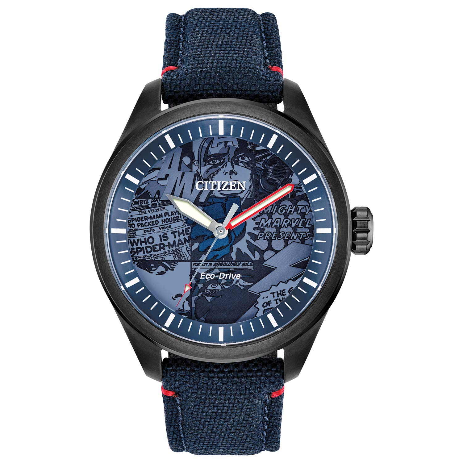 Citizen Men's Marvel Heroes Stainless Steel Watch AW2037-04W - Superhero Inspired Timepiece for Business, Casual & Collectors