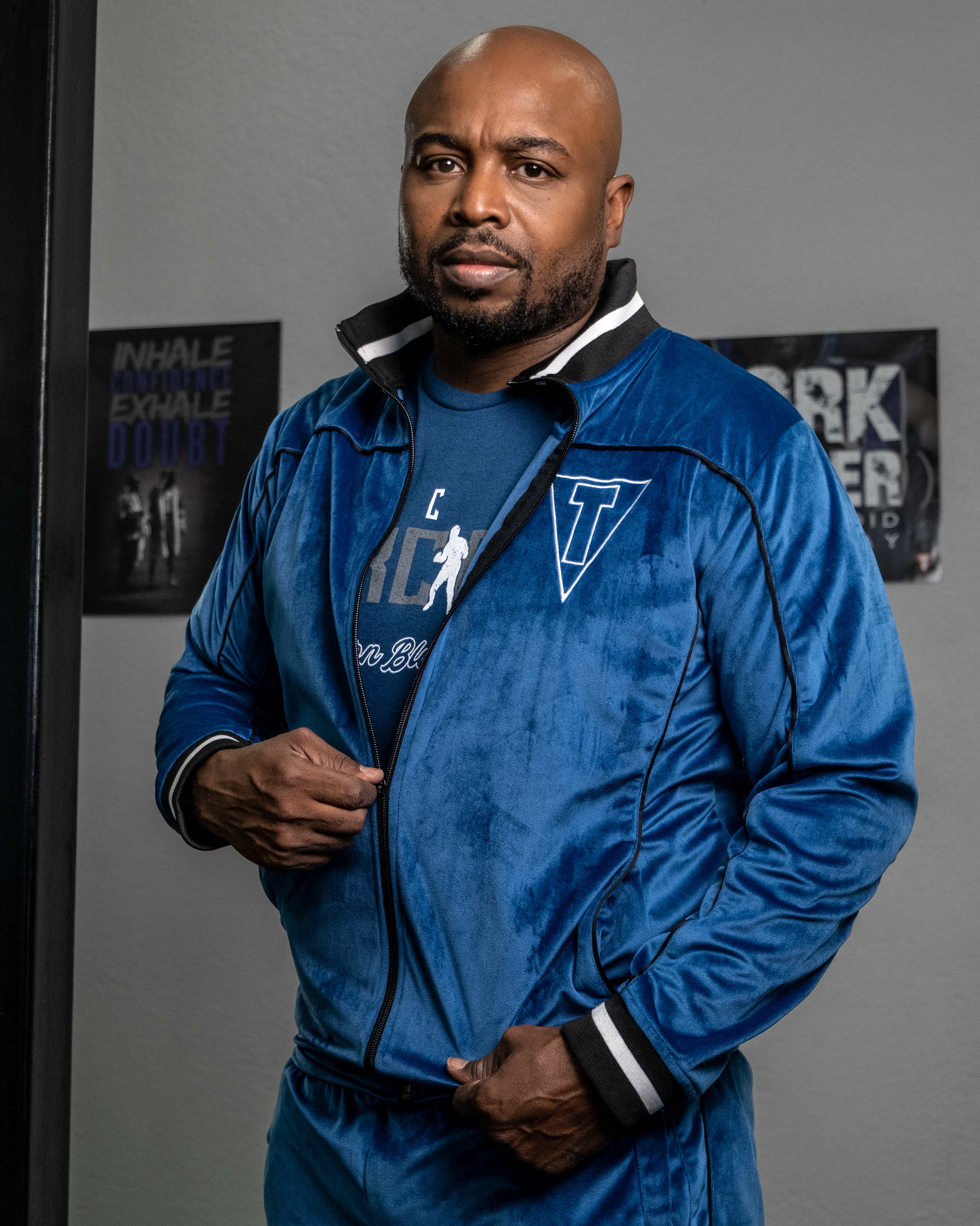TITLE Boxing Ain't Easy Velour Warm Up Jacket - Premium Boxing Training Apparel for Men & Women - Perfect for Gym Workouts, Boxing Practice & Cold Weather Training