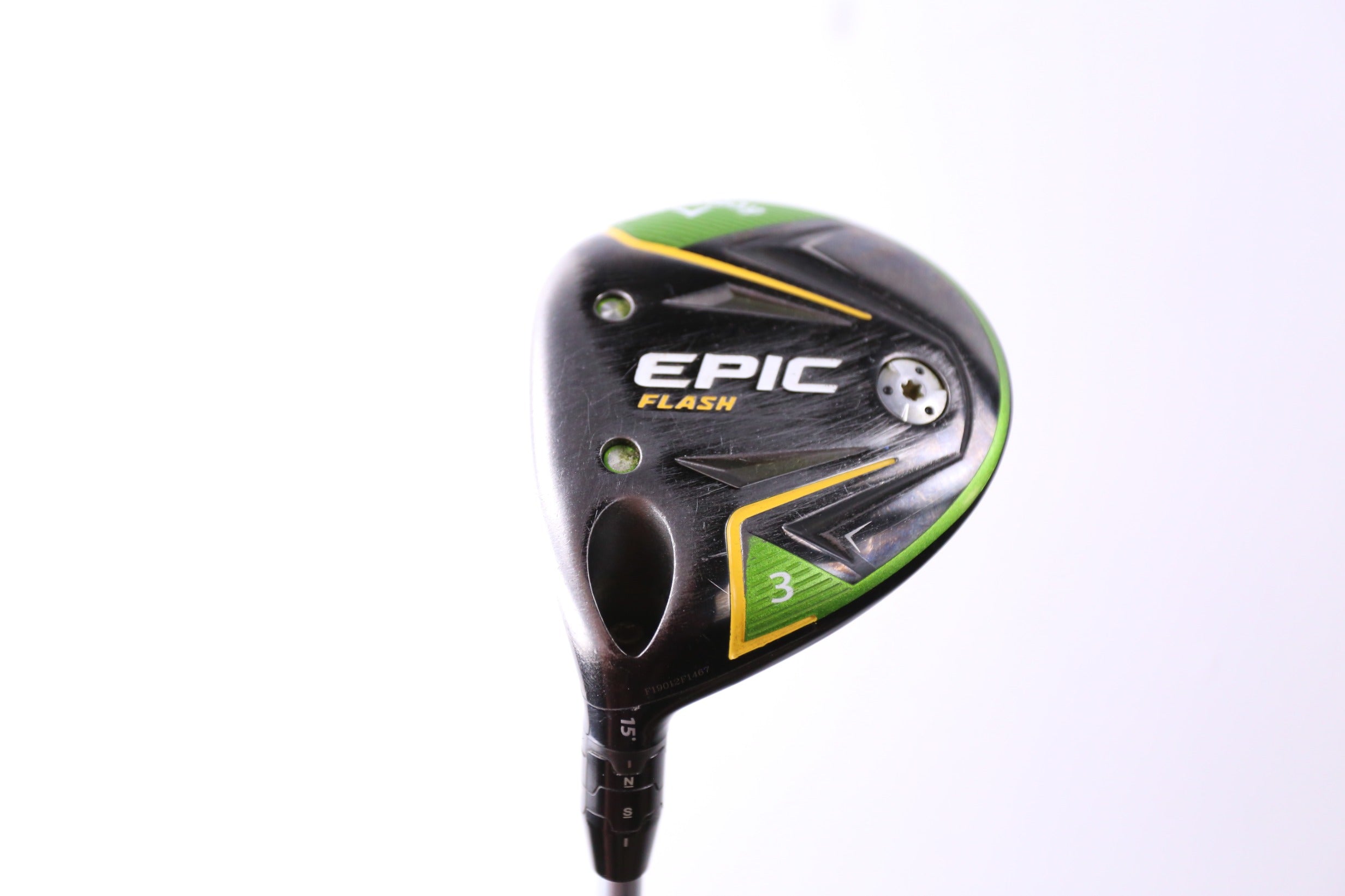 Used Callaway Epic Flash 3 Wood Left Handed 15° Regular Flex Golf Club - Perfect for Left-Handed Golfers on Fairways & Rough