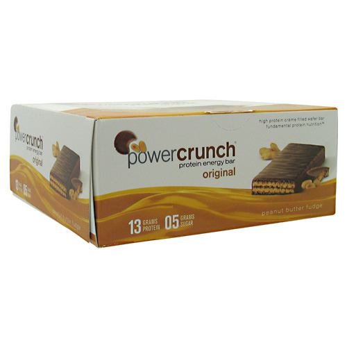 Power Crunch Peanut Butter Fudge Protein Cookies - 12 Pack (1.4 oz Each) | High Protein, Low Carb Snack for Fitness, Keto Diet & On-the-Go Energy | Perfect for Gym, Work & Travel