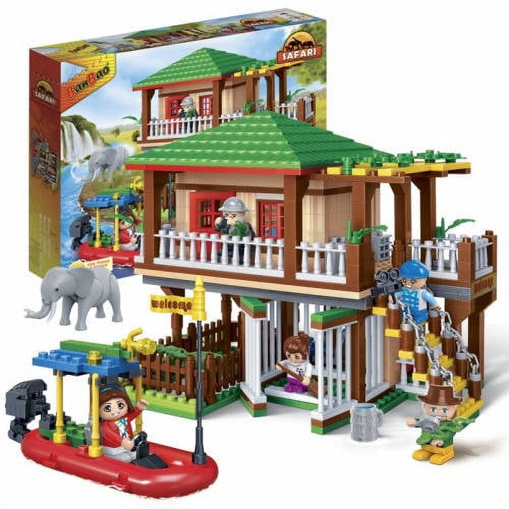 BanBao Jungle Safari Tour Building Blocks Set - 442 Pieces Educational STEM Toy for Kids - Perfect for Creative Play & Learning Adventures