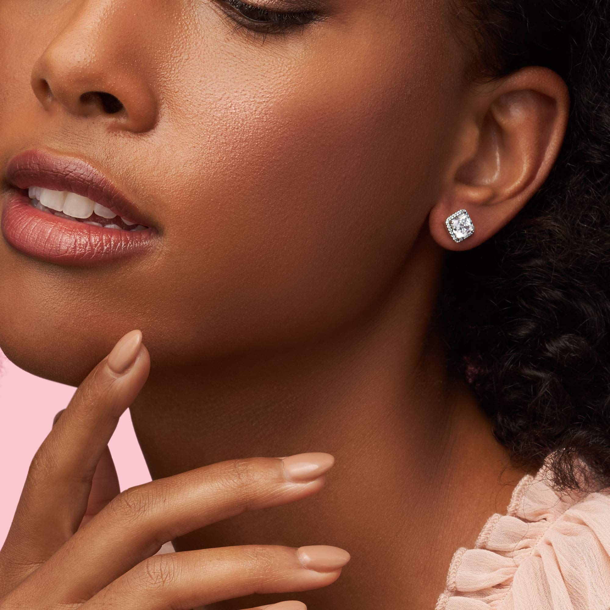 PANDORA Elegance Earrings for Women - Sterling Silver Cubic Zirconia Stud Earrings - Timeless Gift for Her with Gift Box - Perfect for Anniversary, Birthday & Valentine's Day Gifts