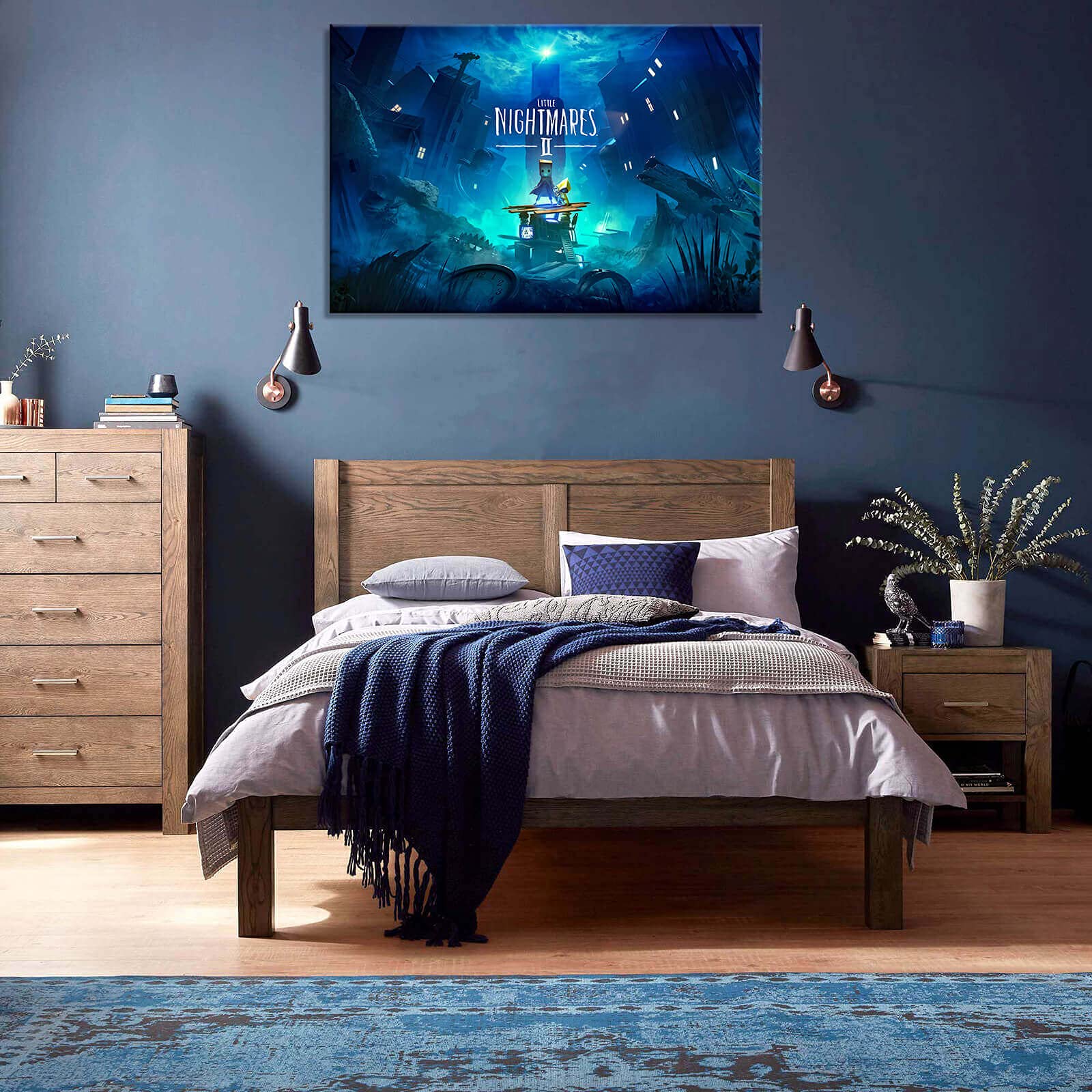 Little Nightmares Canvas Art - Oil Painting Print for Home & Office Decor - Modern Wall Hanging for Living Room & Bedroom