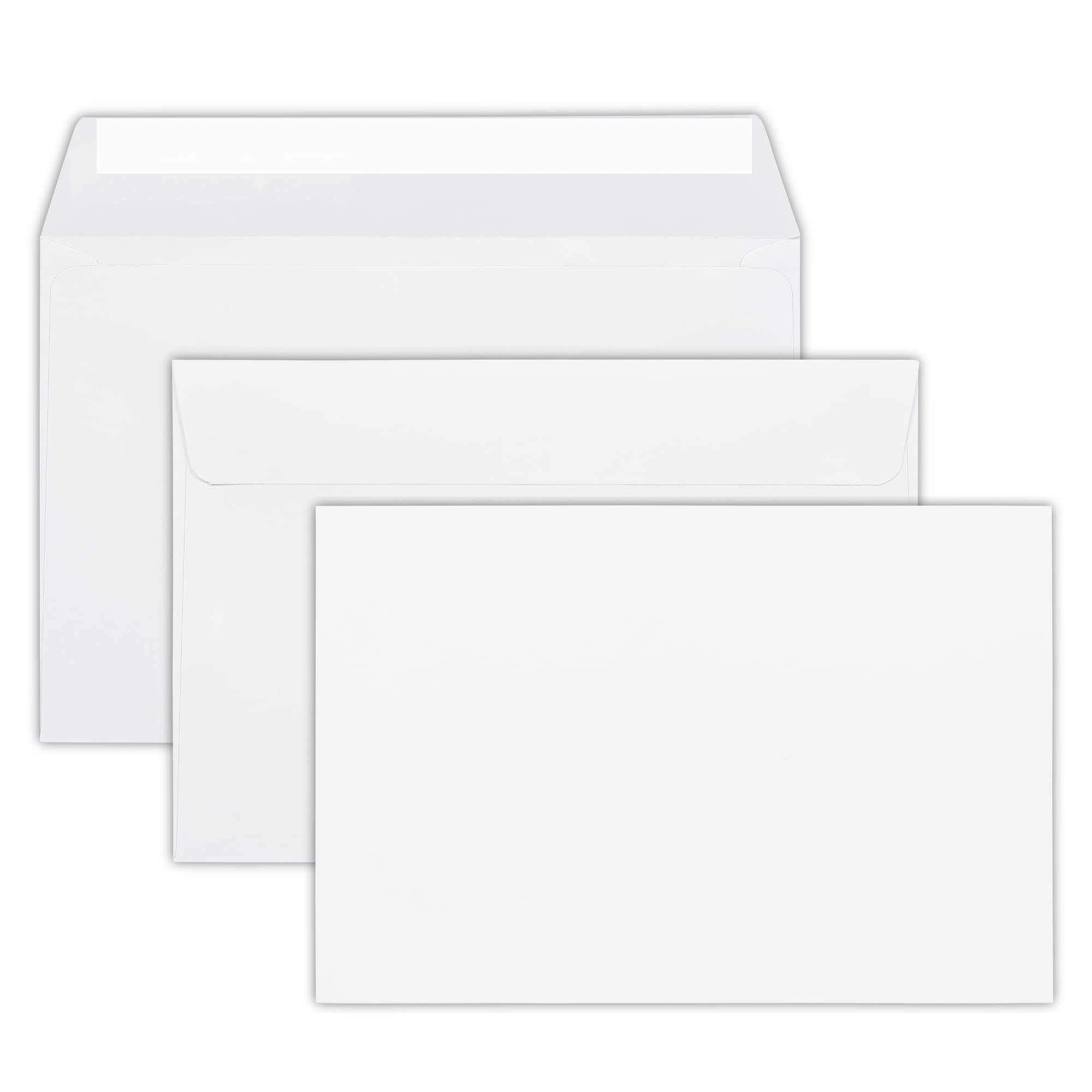 6x9 Booklet Envelopes 250 Pack - Self Seal Mailing Envelopes with Peel & Seal Closure - 28 lb White Letter Envelopes for Business, Office & Personal Use - Perfect for Mailing Documents, Invoices, Greeting Cards & Brochures