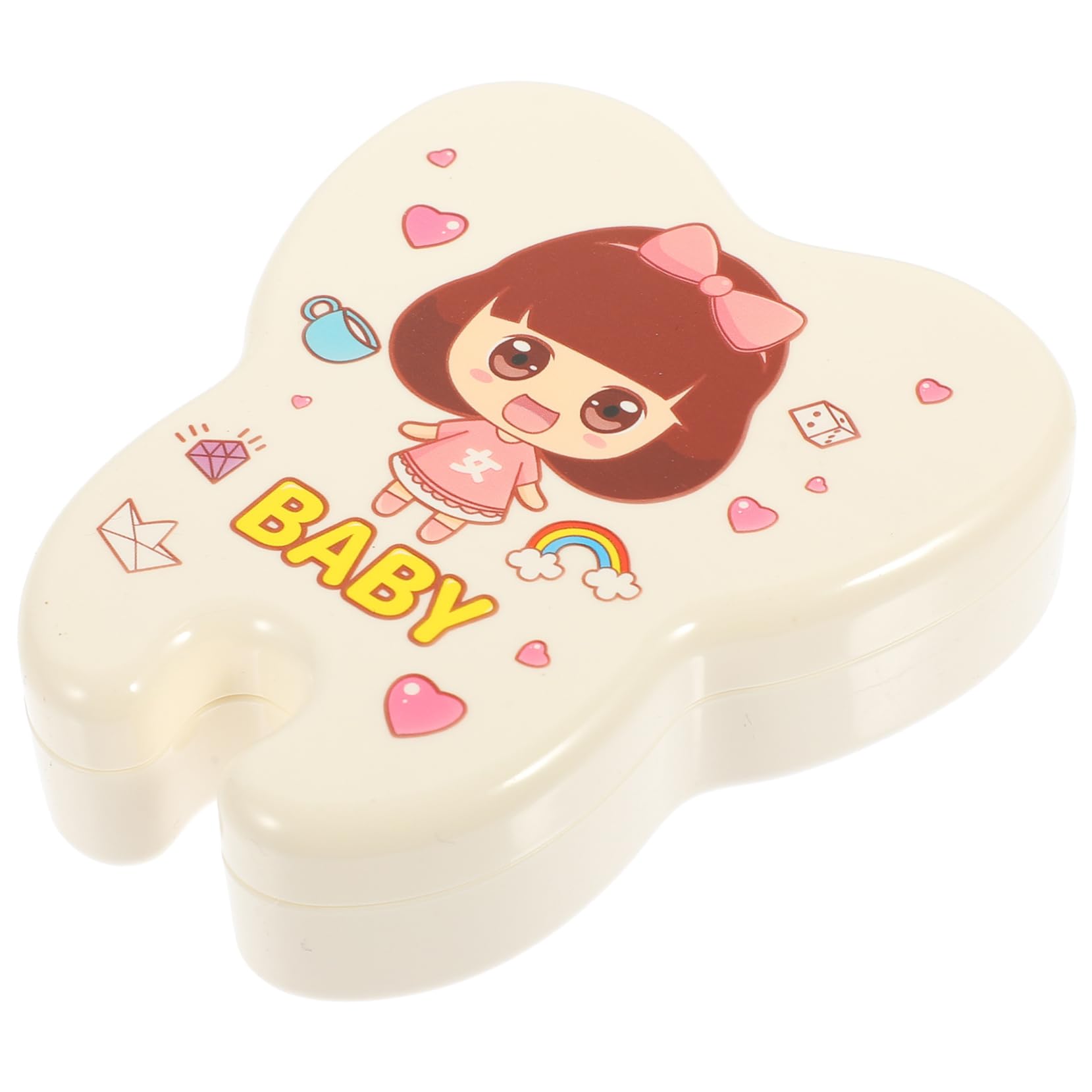 2pcs Baby Tooth Keepsake Box - Infant Fetal Hair & Teeth Storage Organizer for Kids Souvenirs | First Tooth Memory Box for Newborns, Baby Shower Gifts & Childhood Mementos